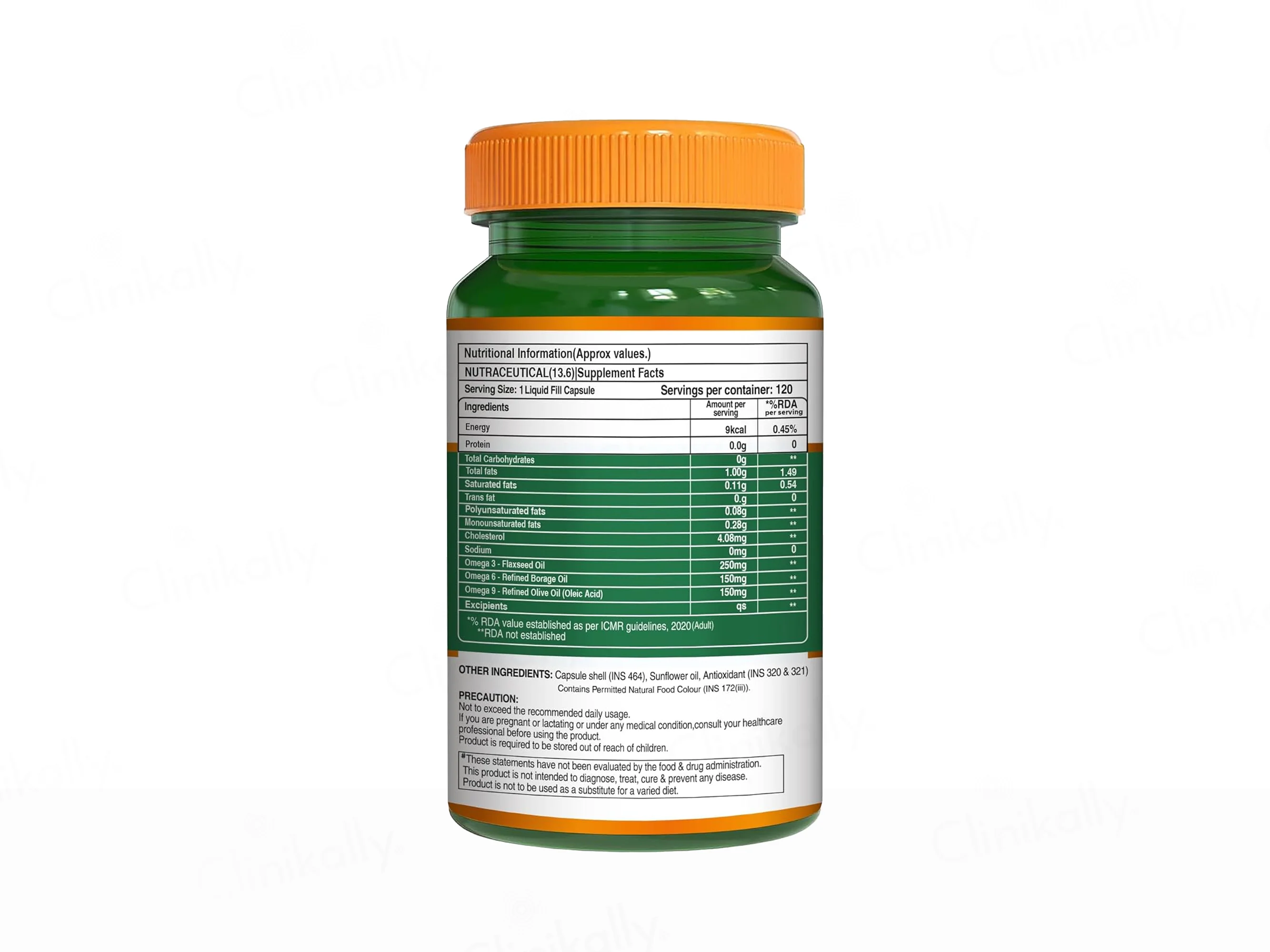 Pure Nutrition Veg Omega 3-6-9 Veg Softgel Capsule - Image 2
