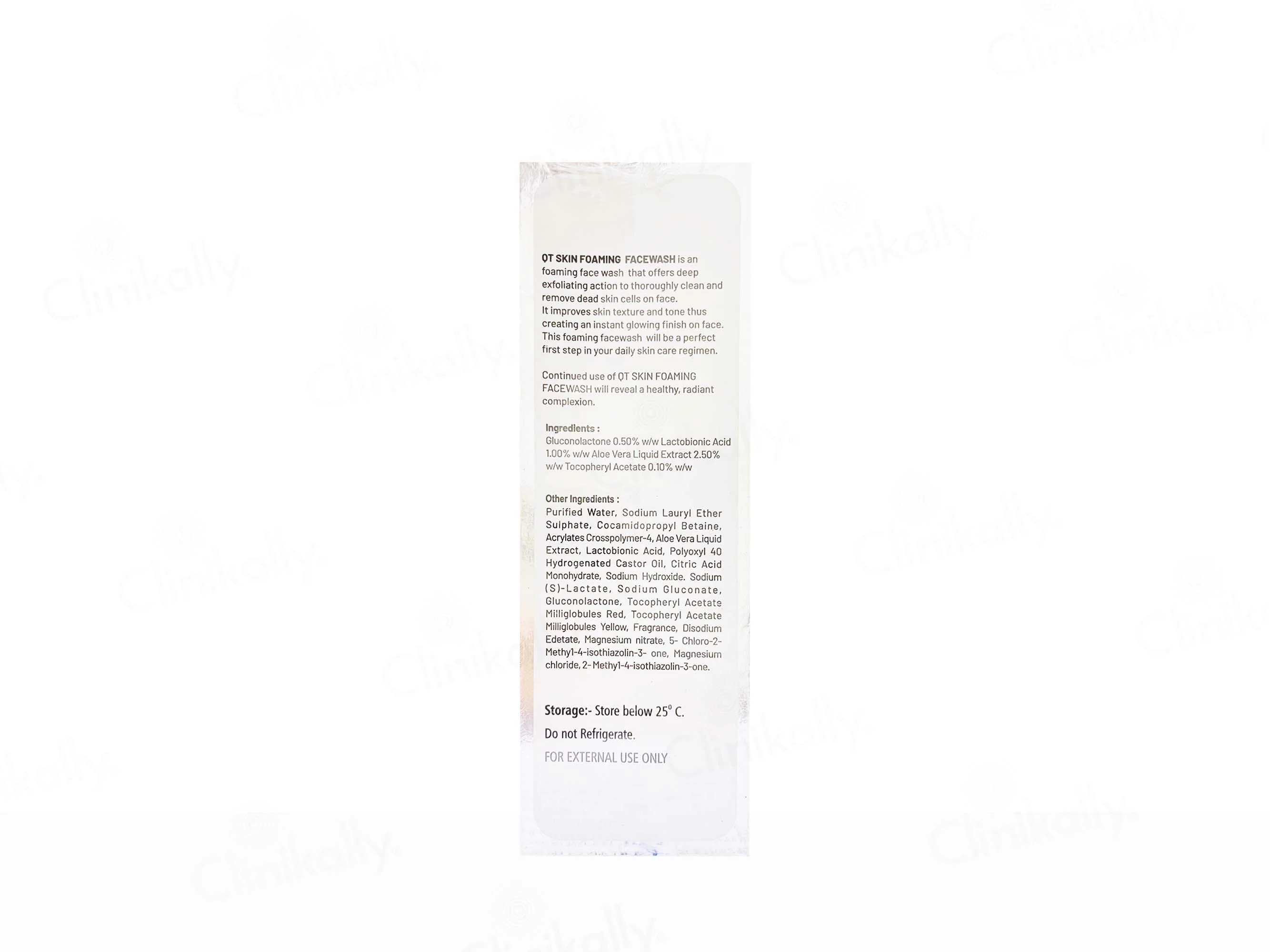 QT Skin Foaming Face Wash - Image 2