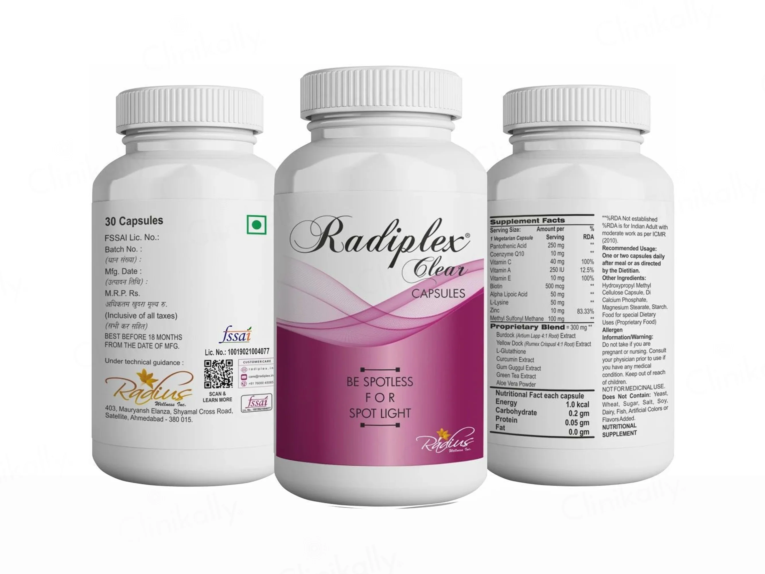 Radiplex Clear Nutraceutical Capsule - Image 2