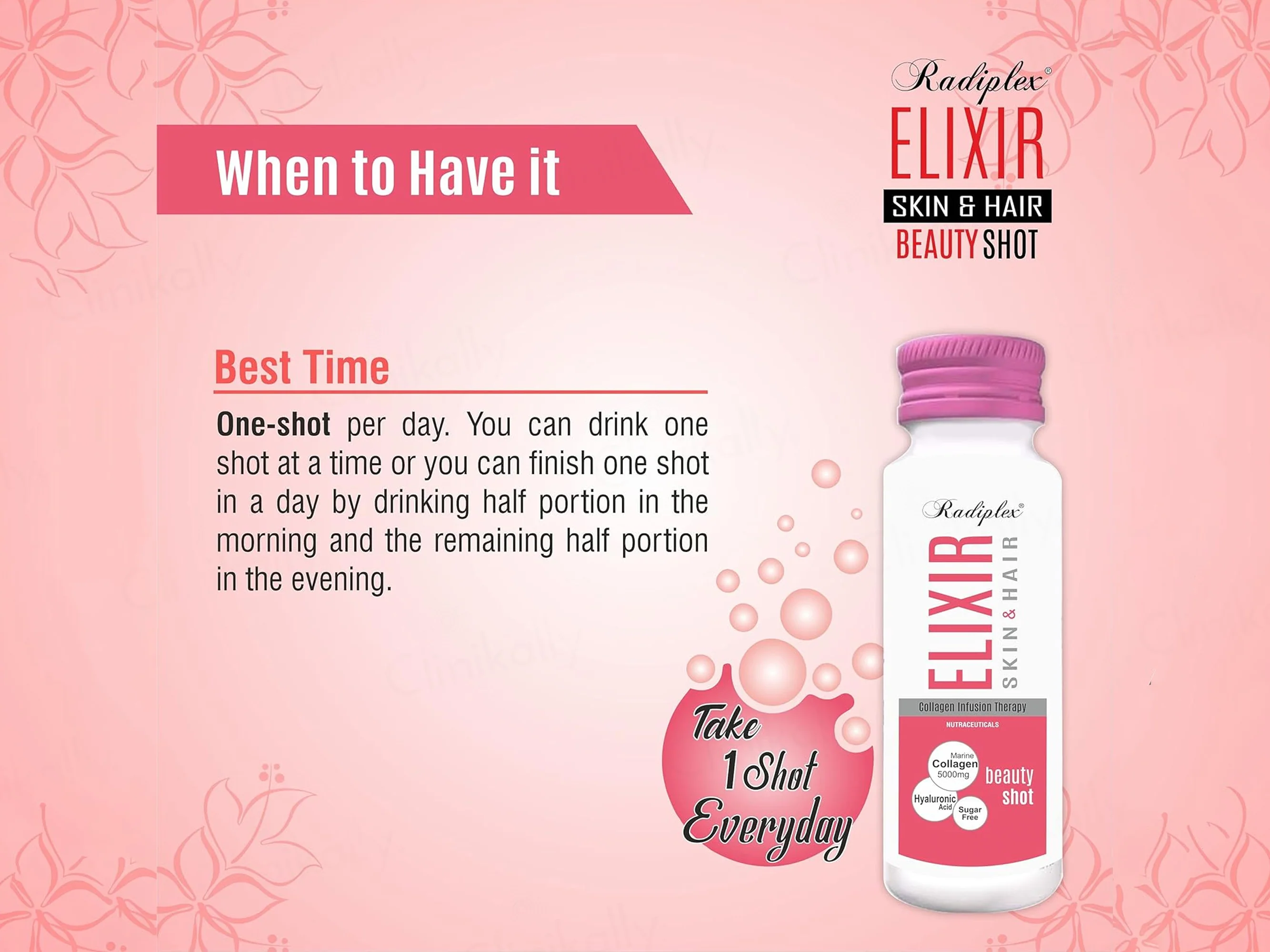 Radiplex Elixir Skin & Hair Collagen Infusion Therapy Beauty Shots - Image 6