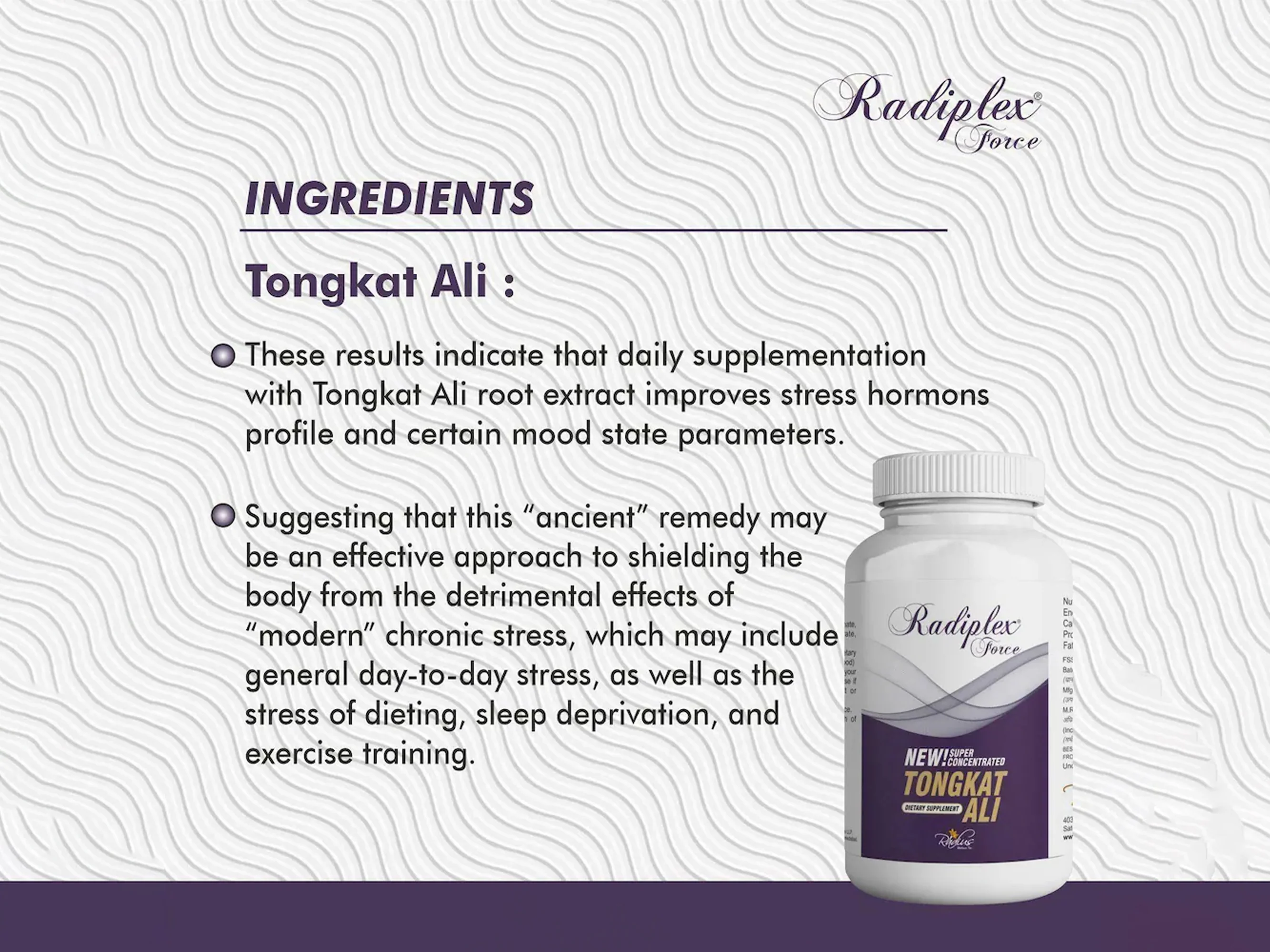 Radiplex Force Super Concentrated Tongkat Ali Nutraceutical Capsule - Image 6