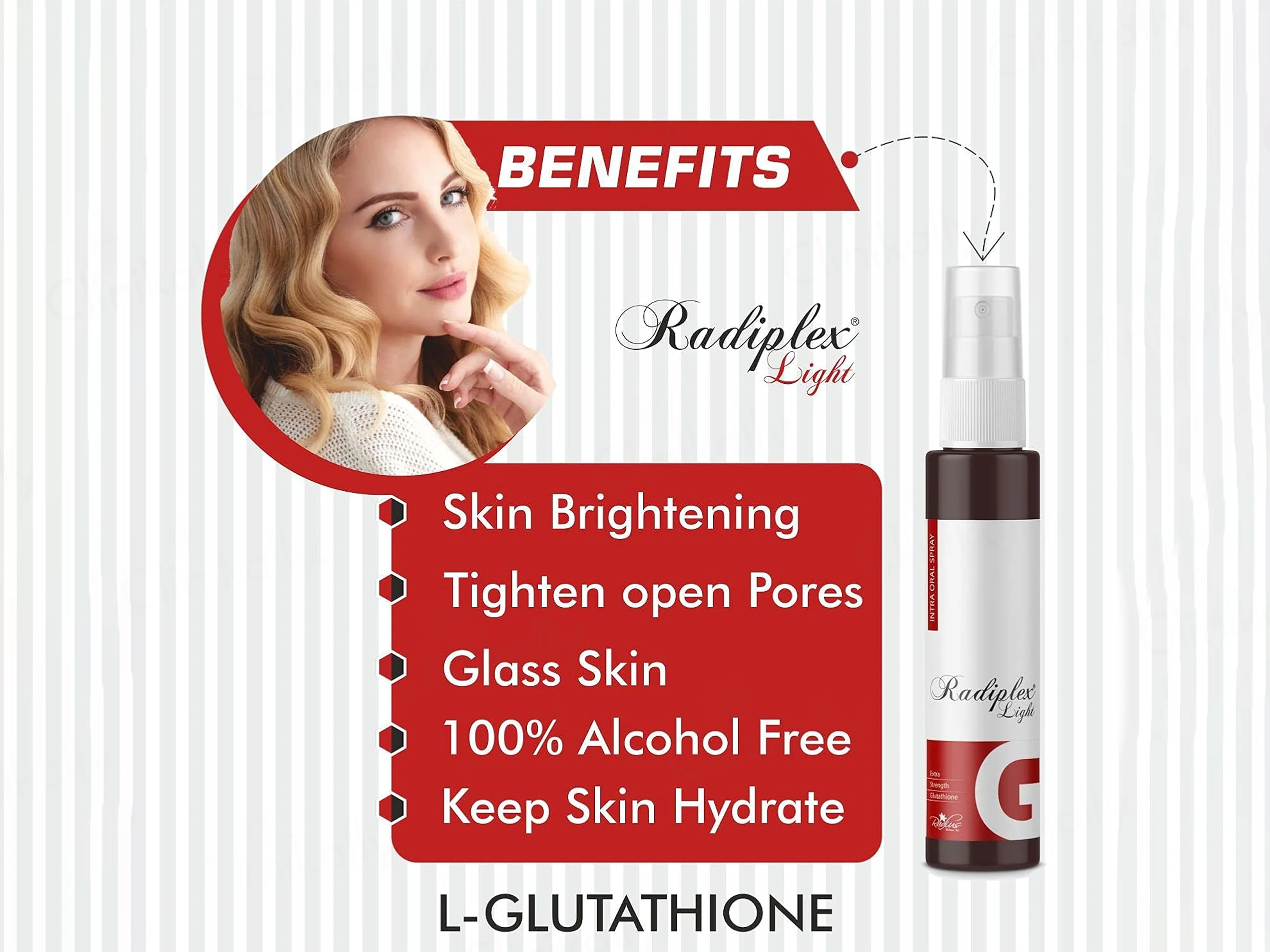 Radiplex Light Extra Strength Glutathione Intra Oral Spray - Image 5