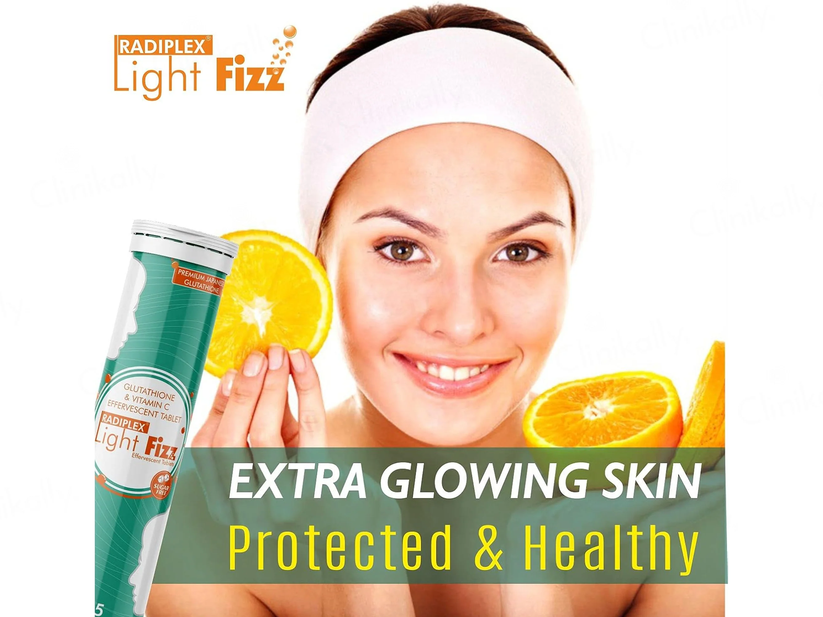 Radiplex Light Fizz Glutathione & Vitamin C Sugar Free Effervescent Tablet - Image 2