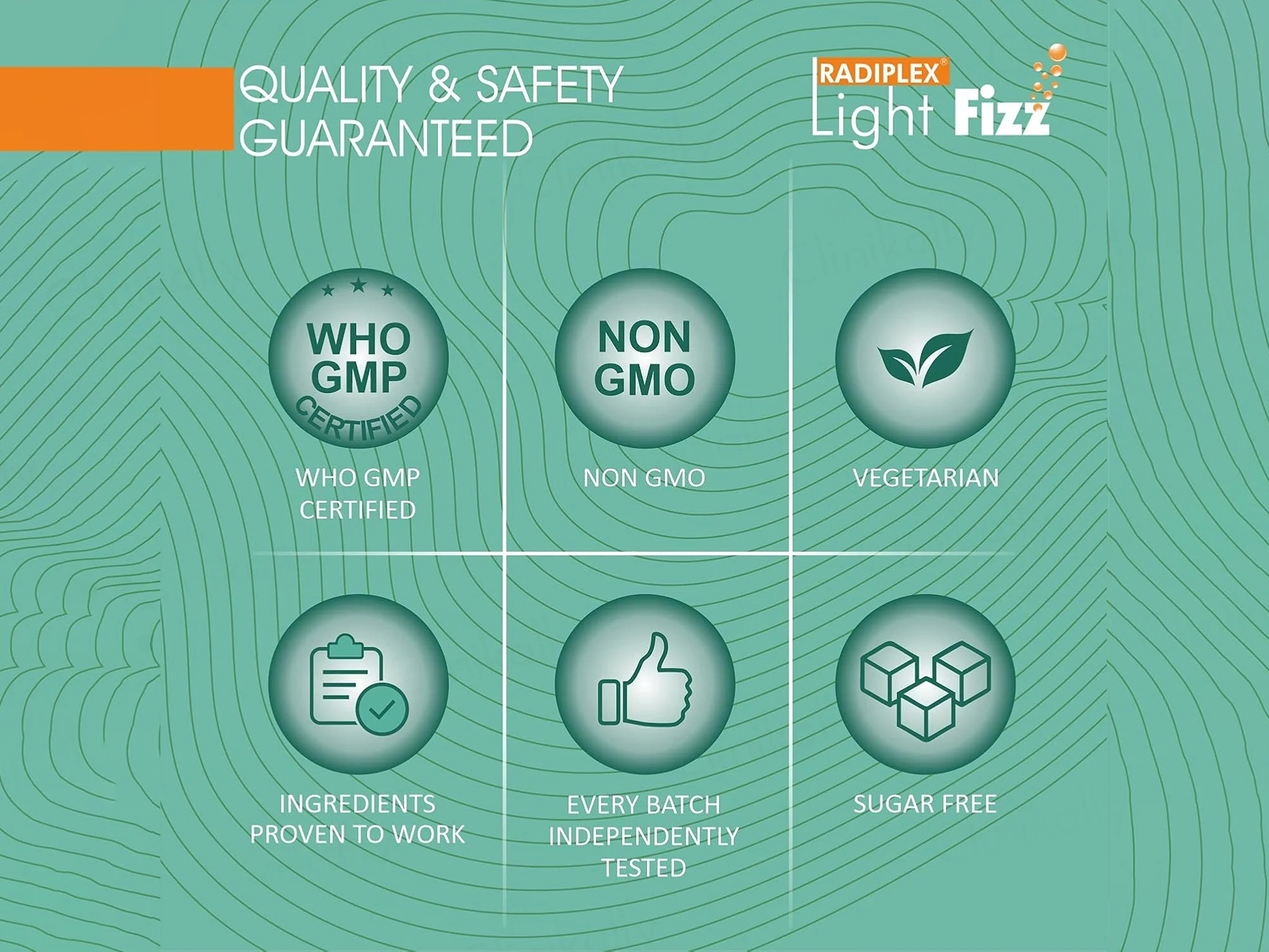 Radiplex Light Fizz Glutathione & Vitamin C Sugar Free Effervescent Tablet - Image 7