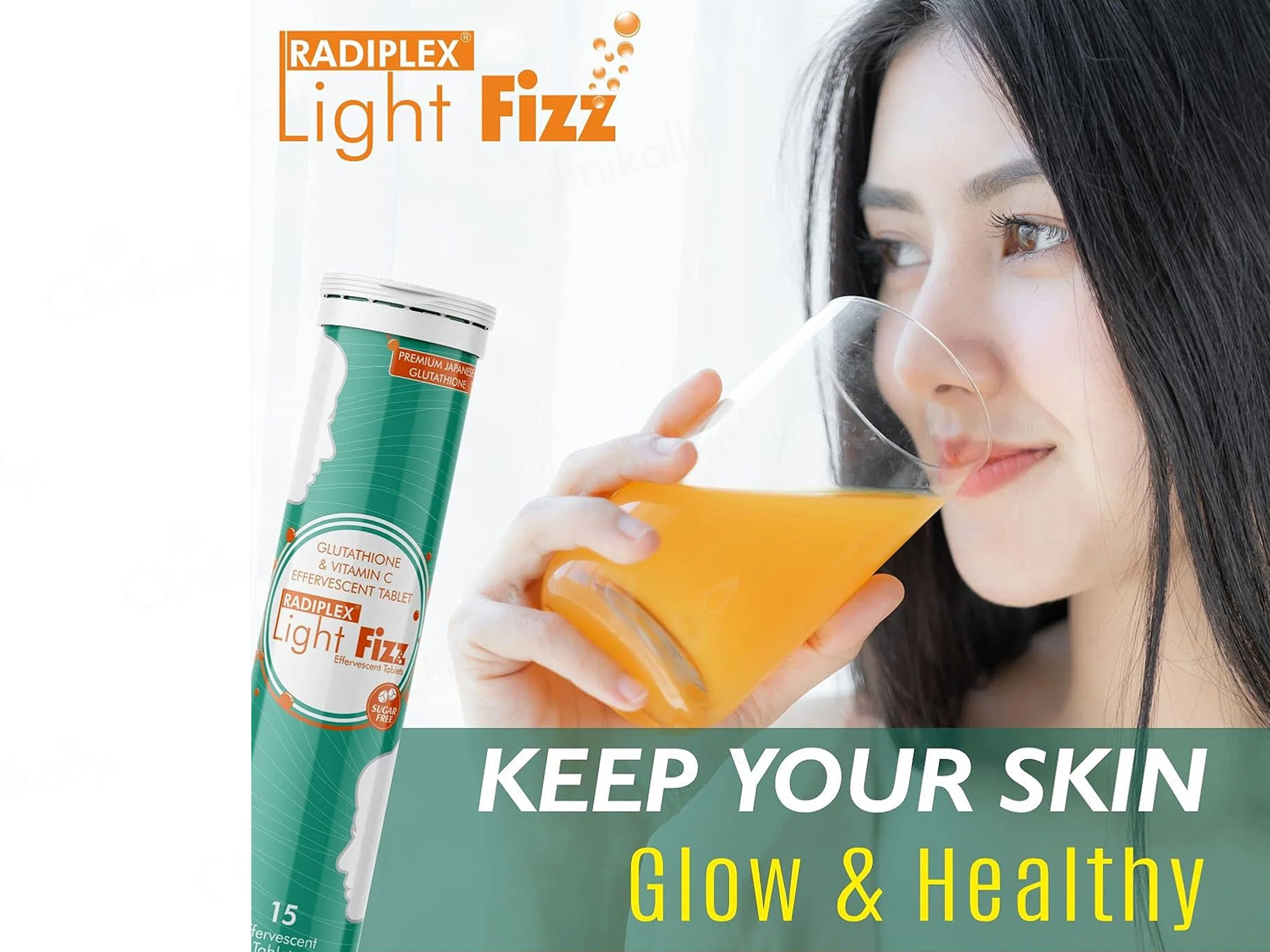Radiplex Light Fizz Glutathione & Vitamin C Sugar Free Effervescent Tablet - Image 8