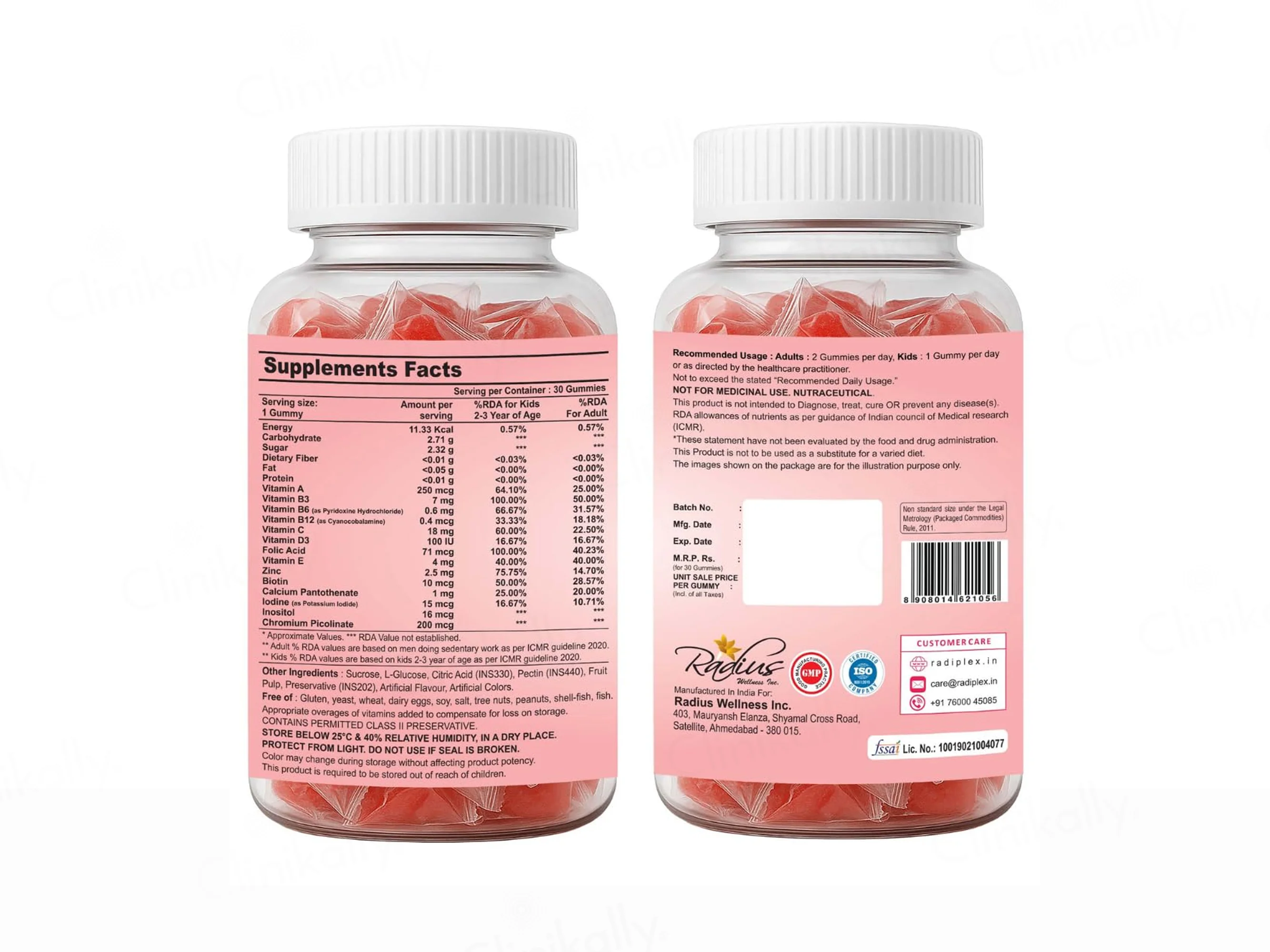 Radiplex Multivitamin Nutraceutical Gummies For Kids & Adults - Image 6