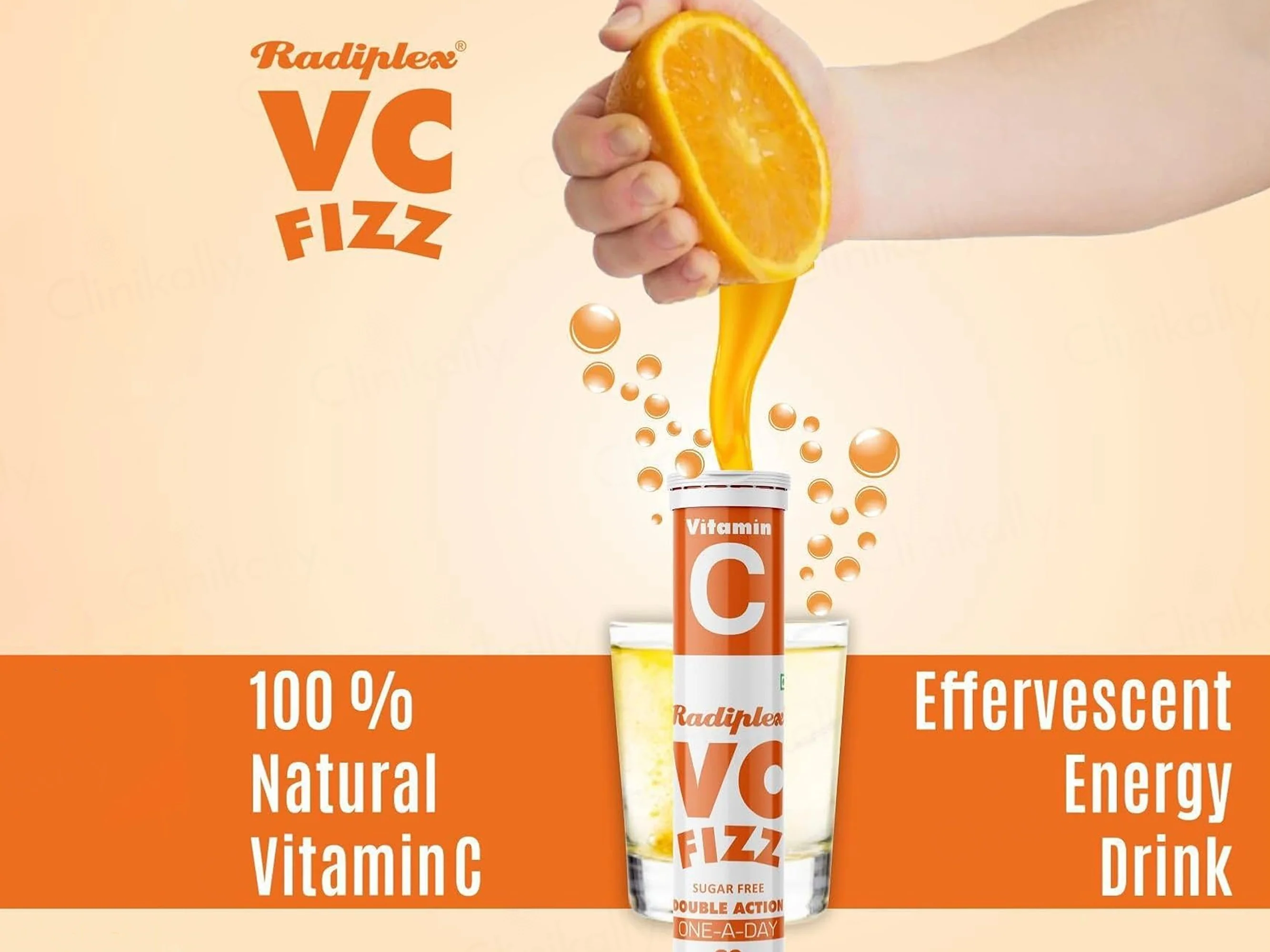 Radiplex VC-Fizz Vitamin C Sugar Free Effervescent Tablet - Image 5