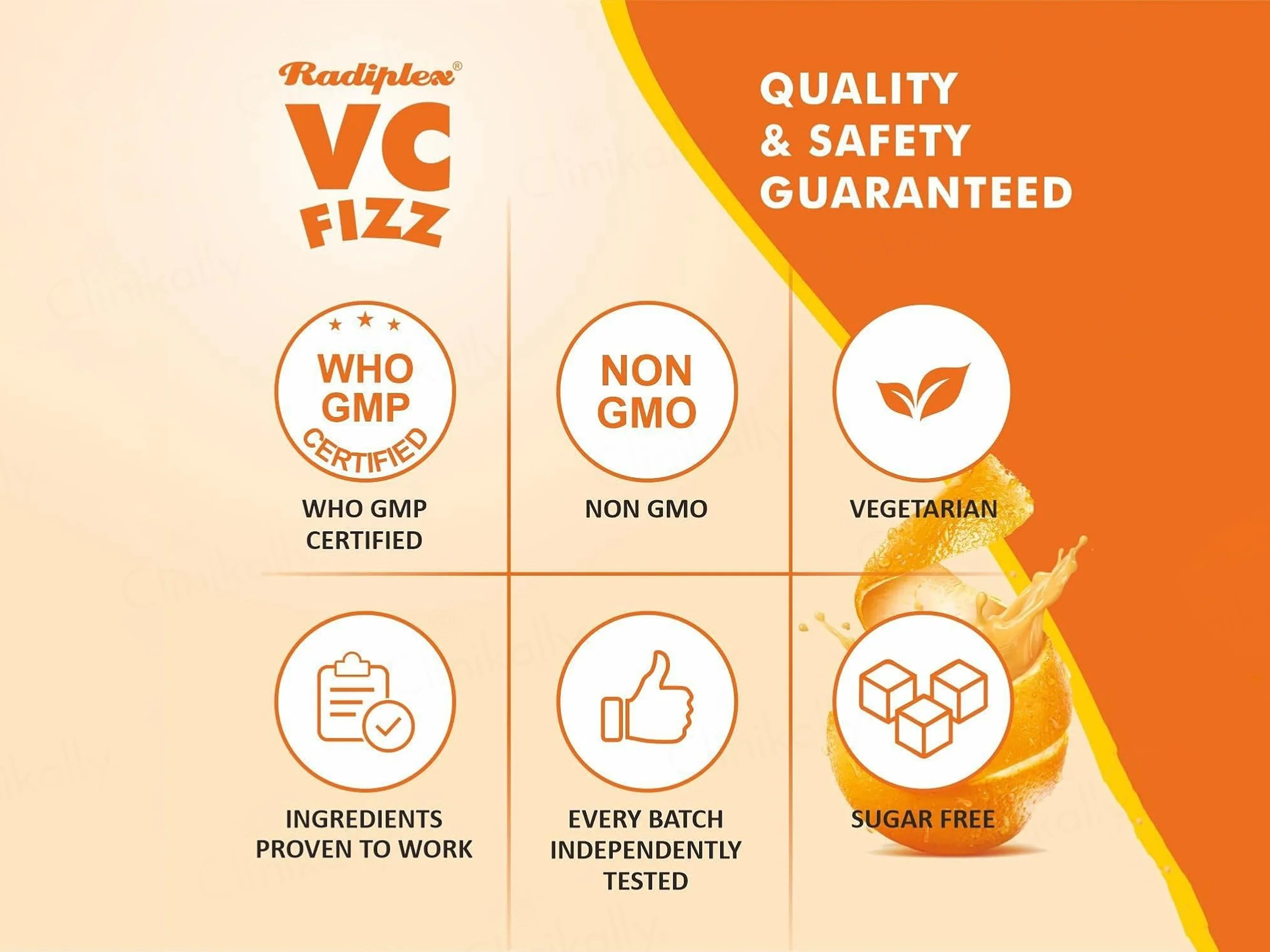 Radiplex VC-Fizz Vitamin C Sugar Free Effervescent Tablet - Image 7