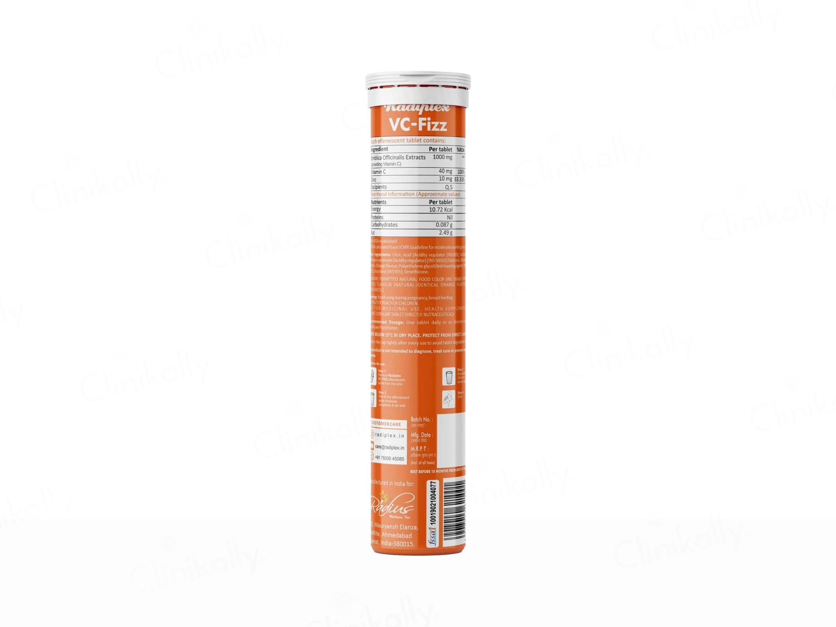 Radiplex VC-Fizz Vitamin C Sugar Free Effervescent Tablet - Image 8