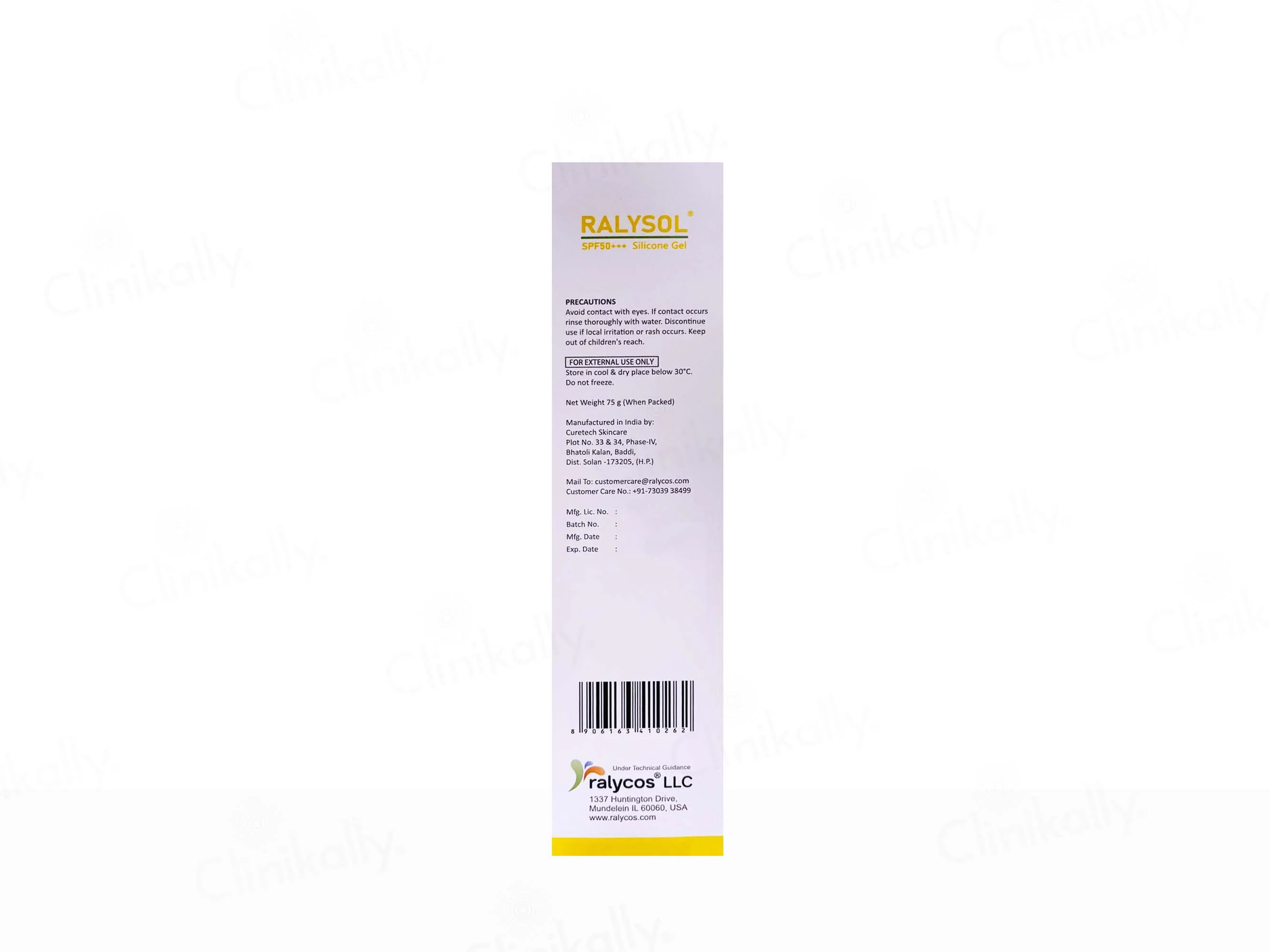 Ralysol Silicone Sunscreen Gel SPF 50+++ - Image 3