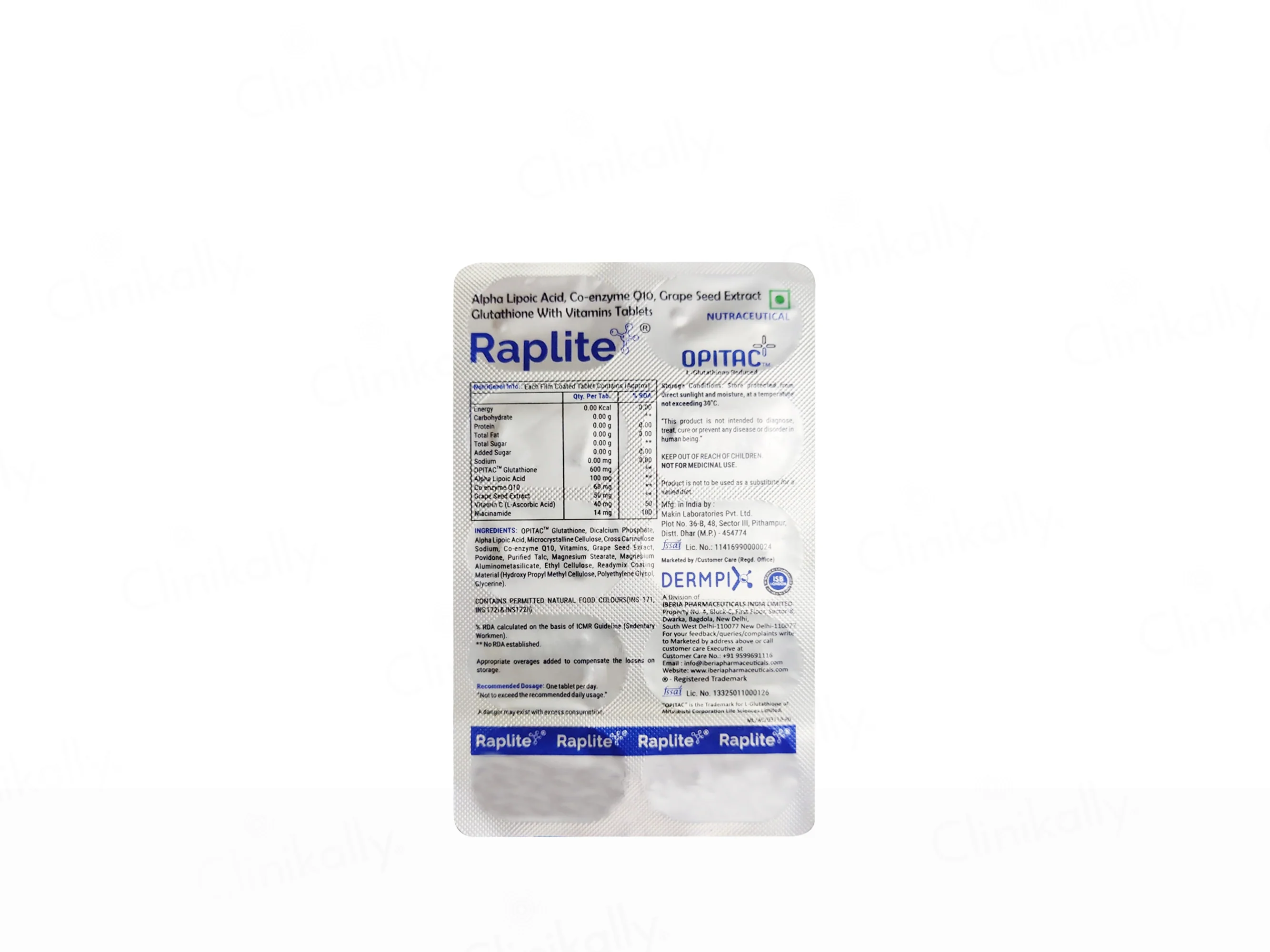 Raplite Nutraceutical Tablet - Image 4