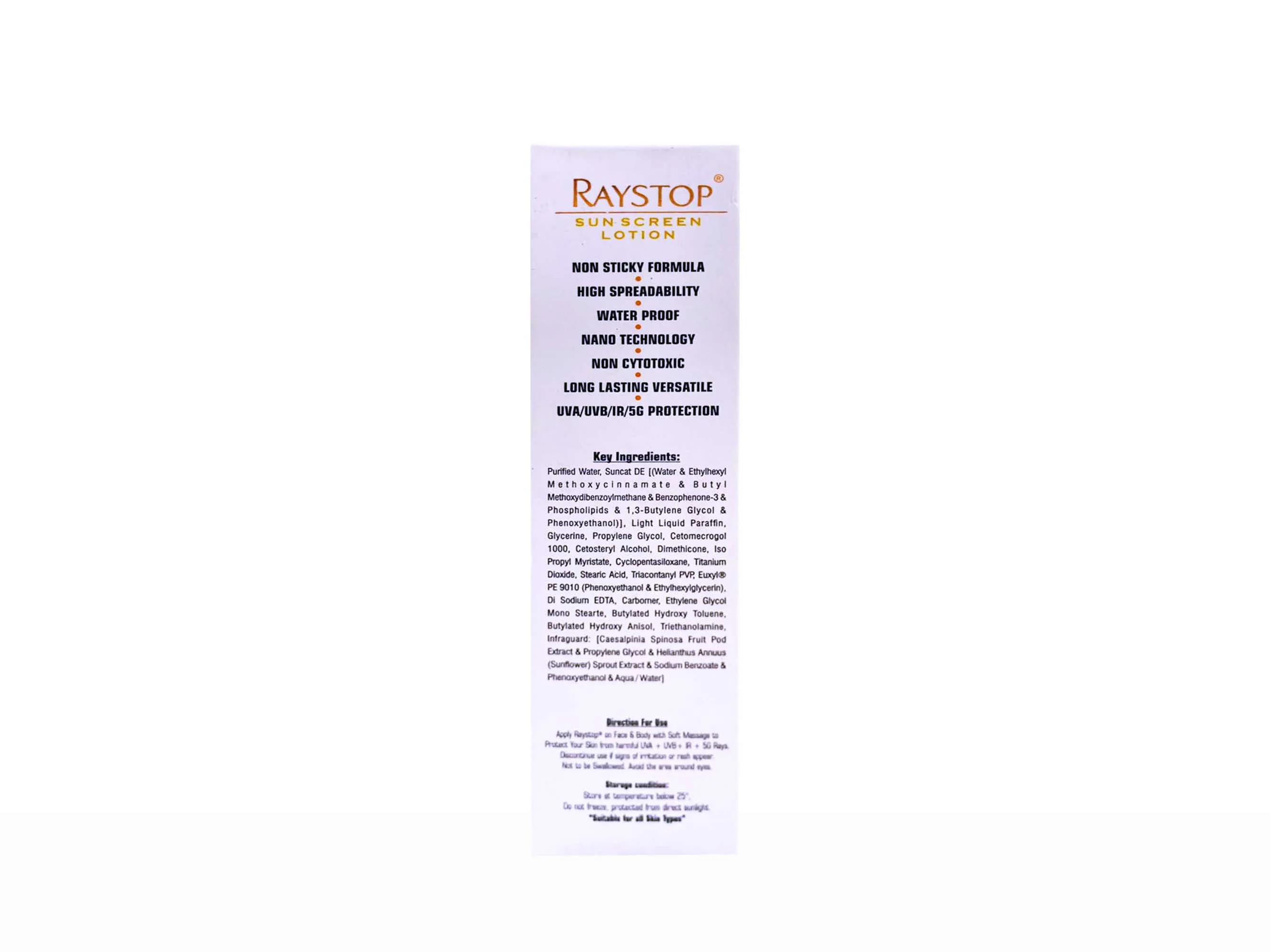 Raystop Sunscreen Lotion SPF 50 PA+++ - Image 2