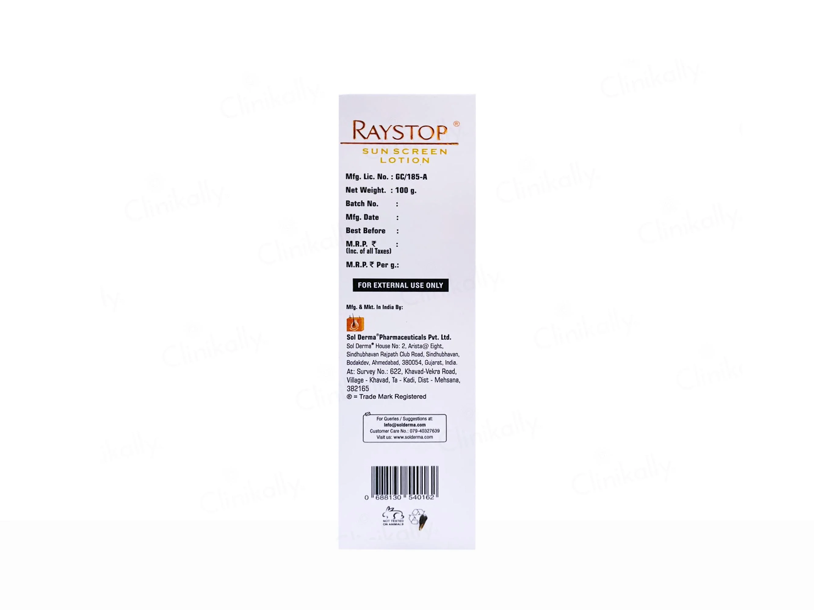 Raystop Sunscreen Lotion SPF 50 PA+++ - Image 6