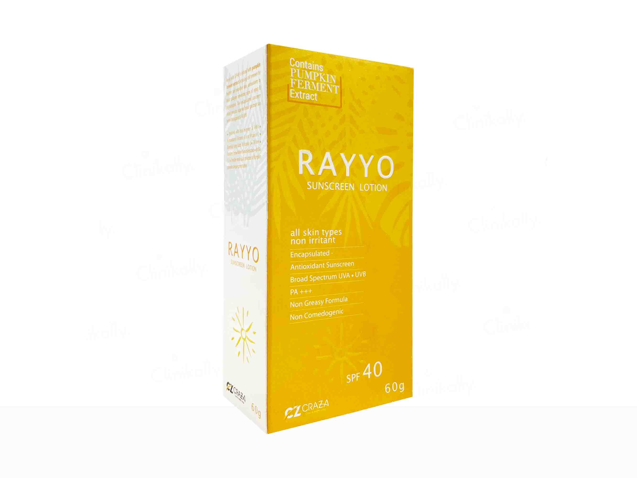 Rayyo Sunscreen Lotion SPF 40 - Image 2