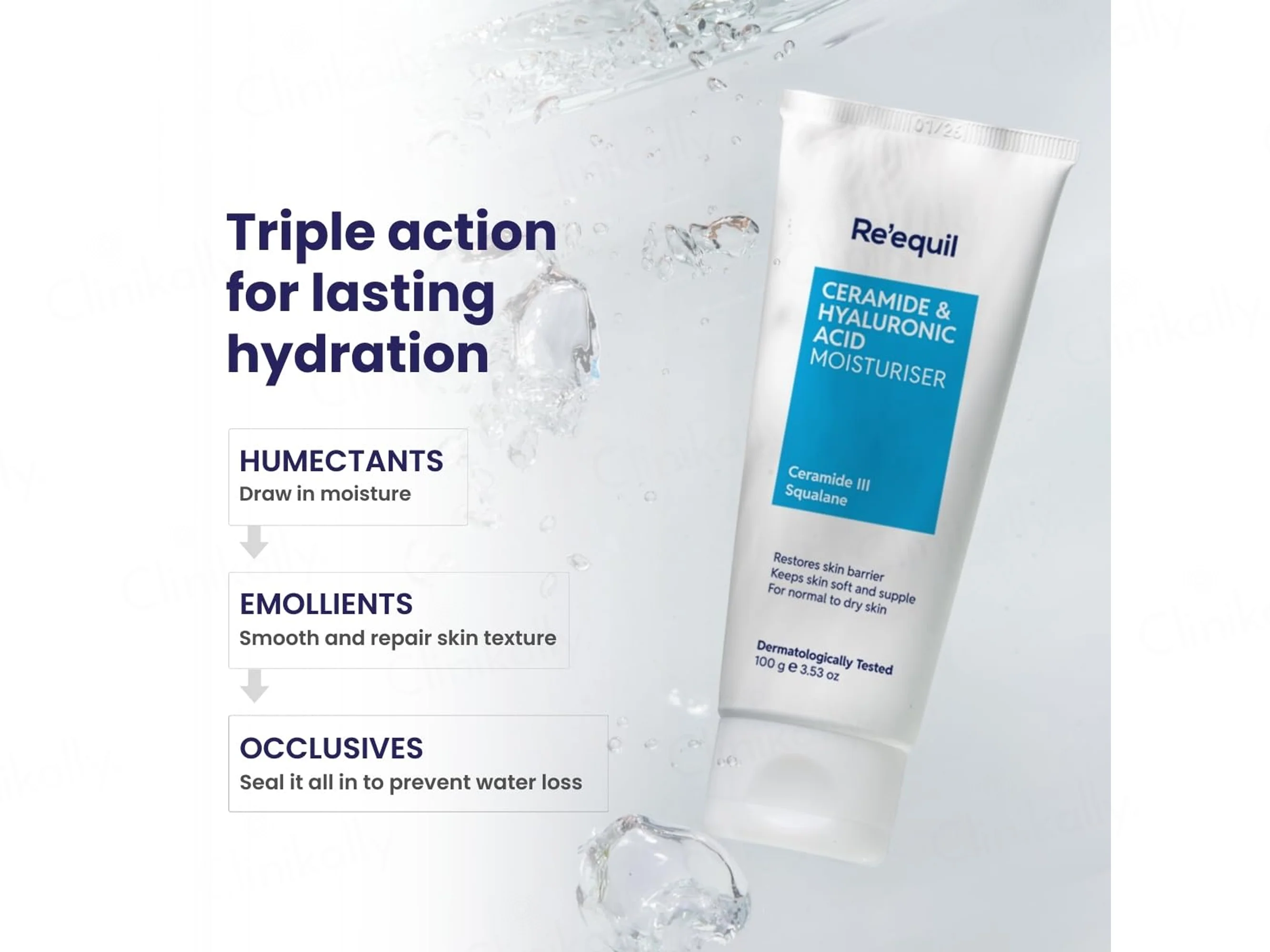 Re'equil Ceramide & Hyaluronic Acid Moisturiser - Image 4