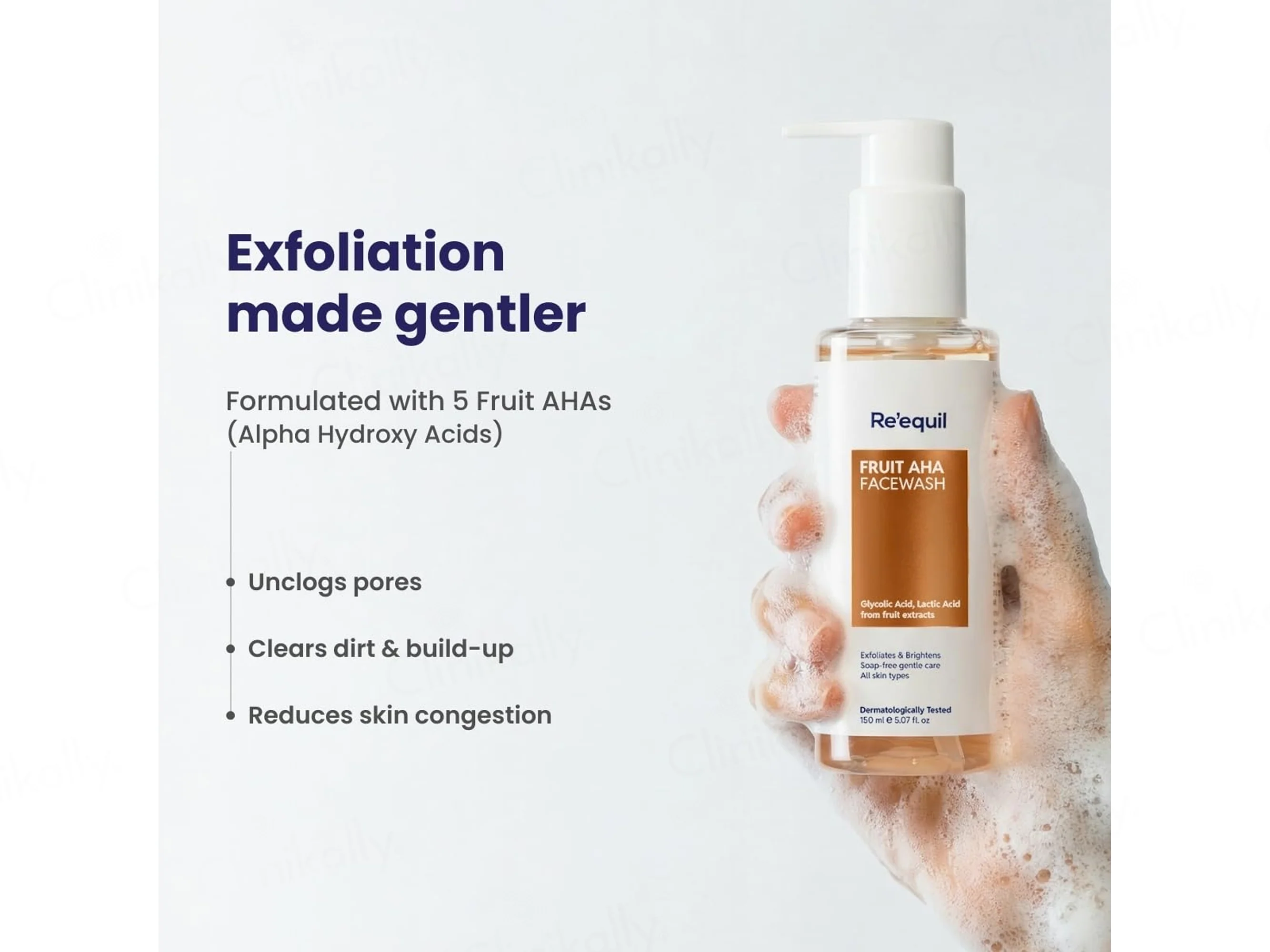 Re'equil Fruit AHA Face Wash - Image 3