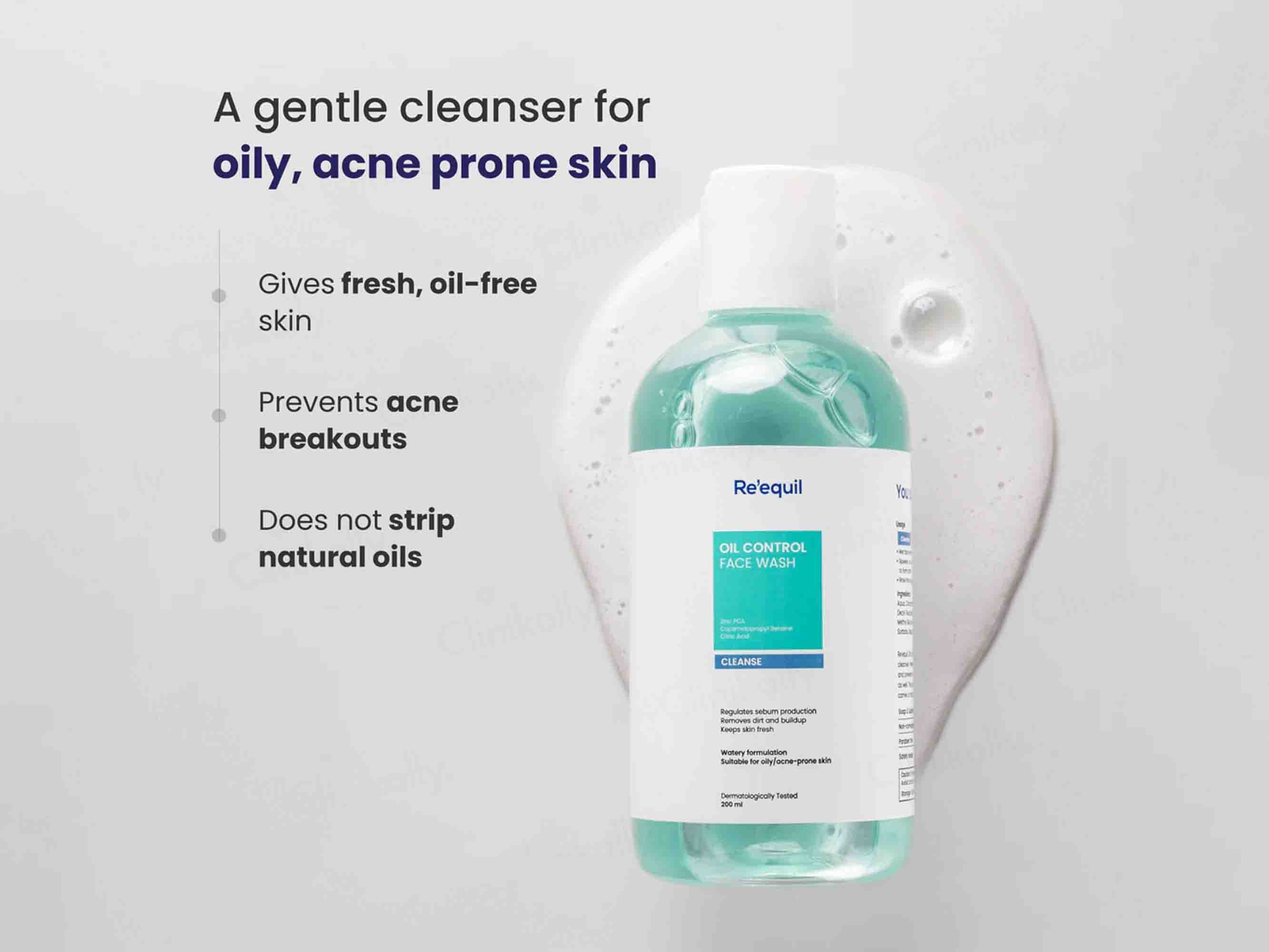 Re'equil Oil Control Face Wash - Image 3