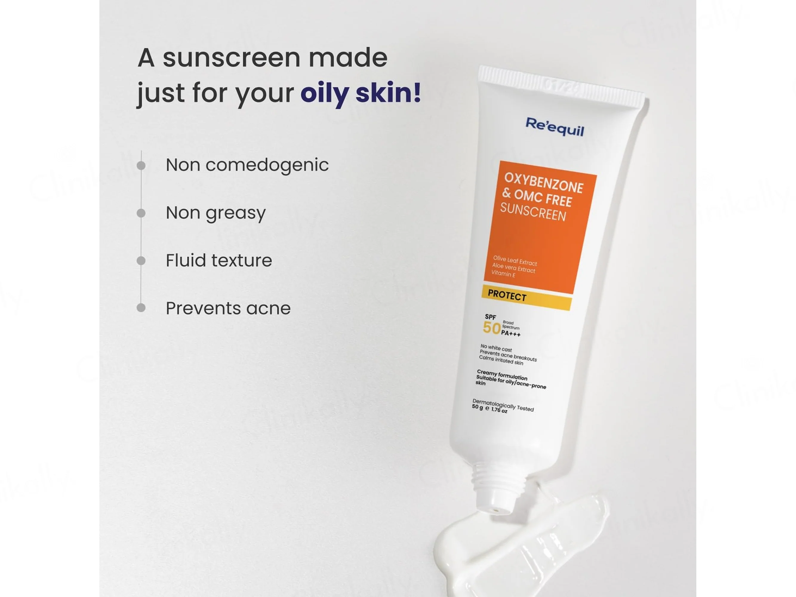 Re'equil Oxybenzone & OMC Free Sunscreen SPF 50 PA+++ - Image 3