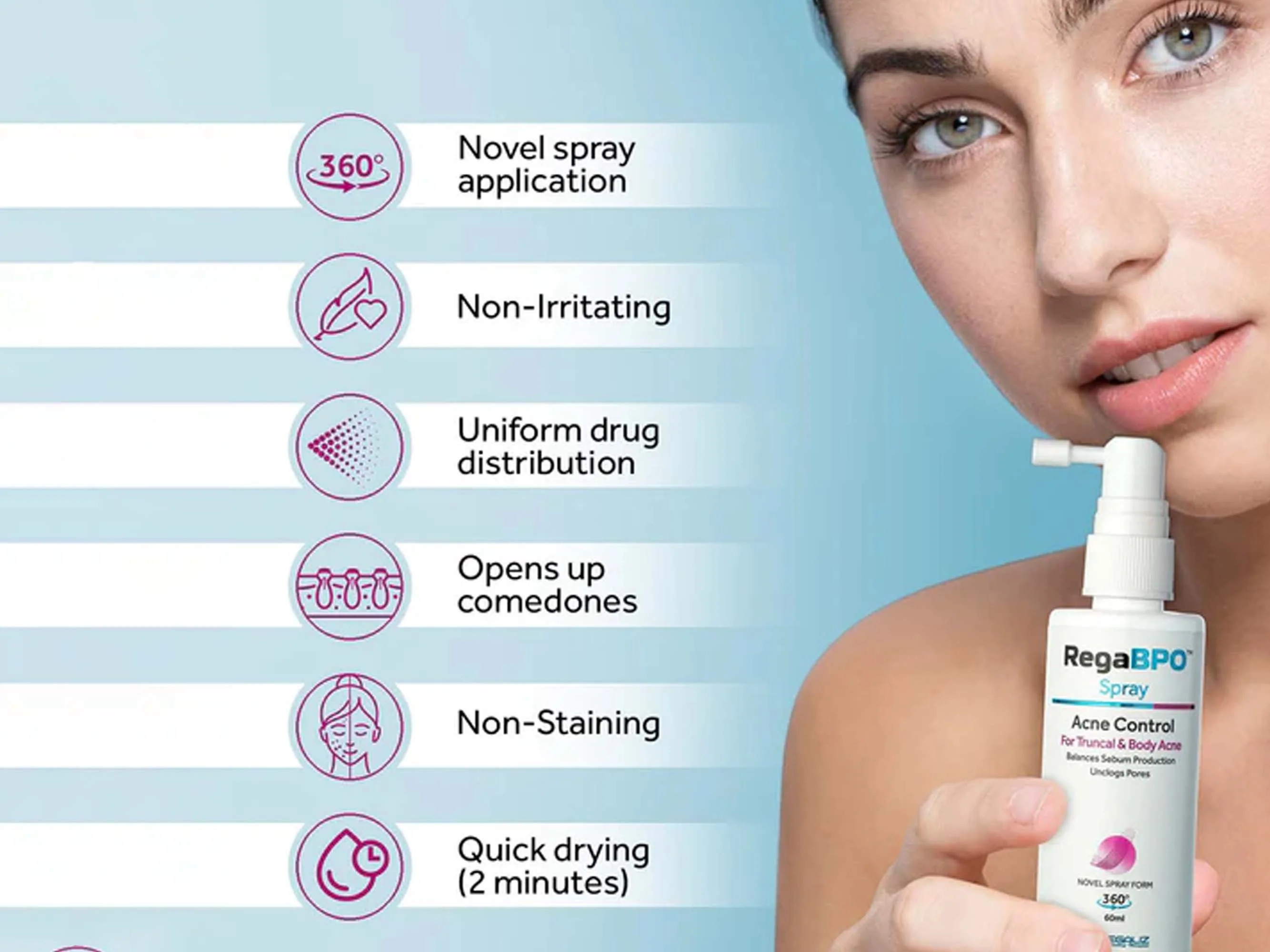 Rega-BPO Acne Control Body Spray - Image 3