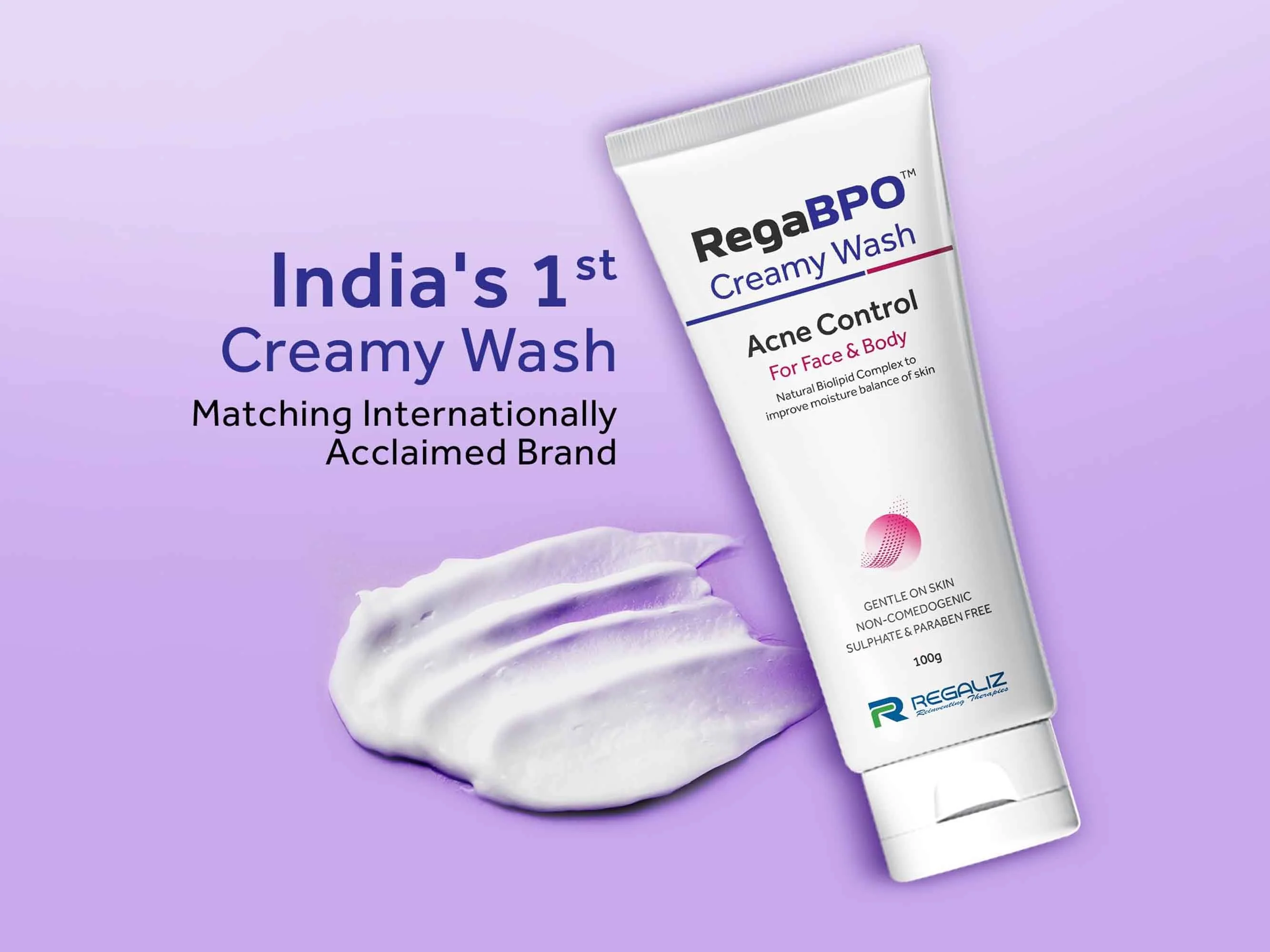 Rega-BPO Acne Control Creamy Wash - Image 2