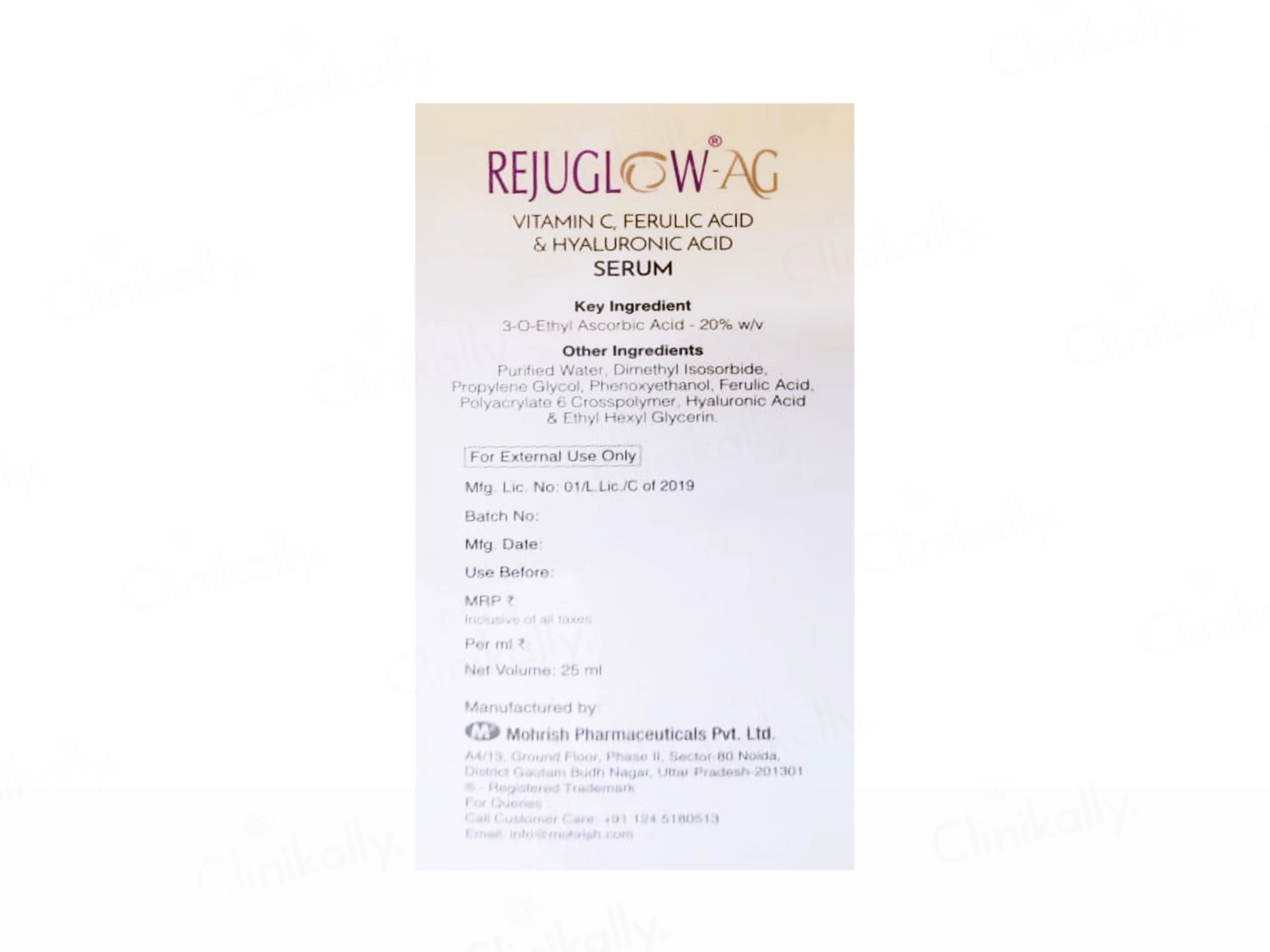 Rejuglow-AG Anti-Ageing Face Serum - Image 8