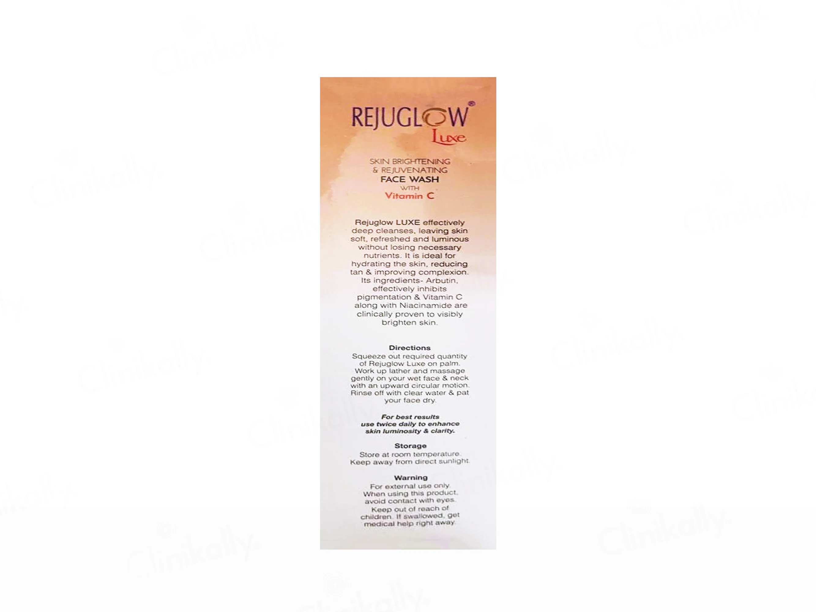 Rejuglow Luxe Skin Brightening & Rejuvenating Face Wash - Image 7