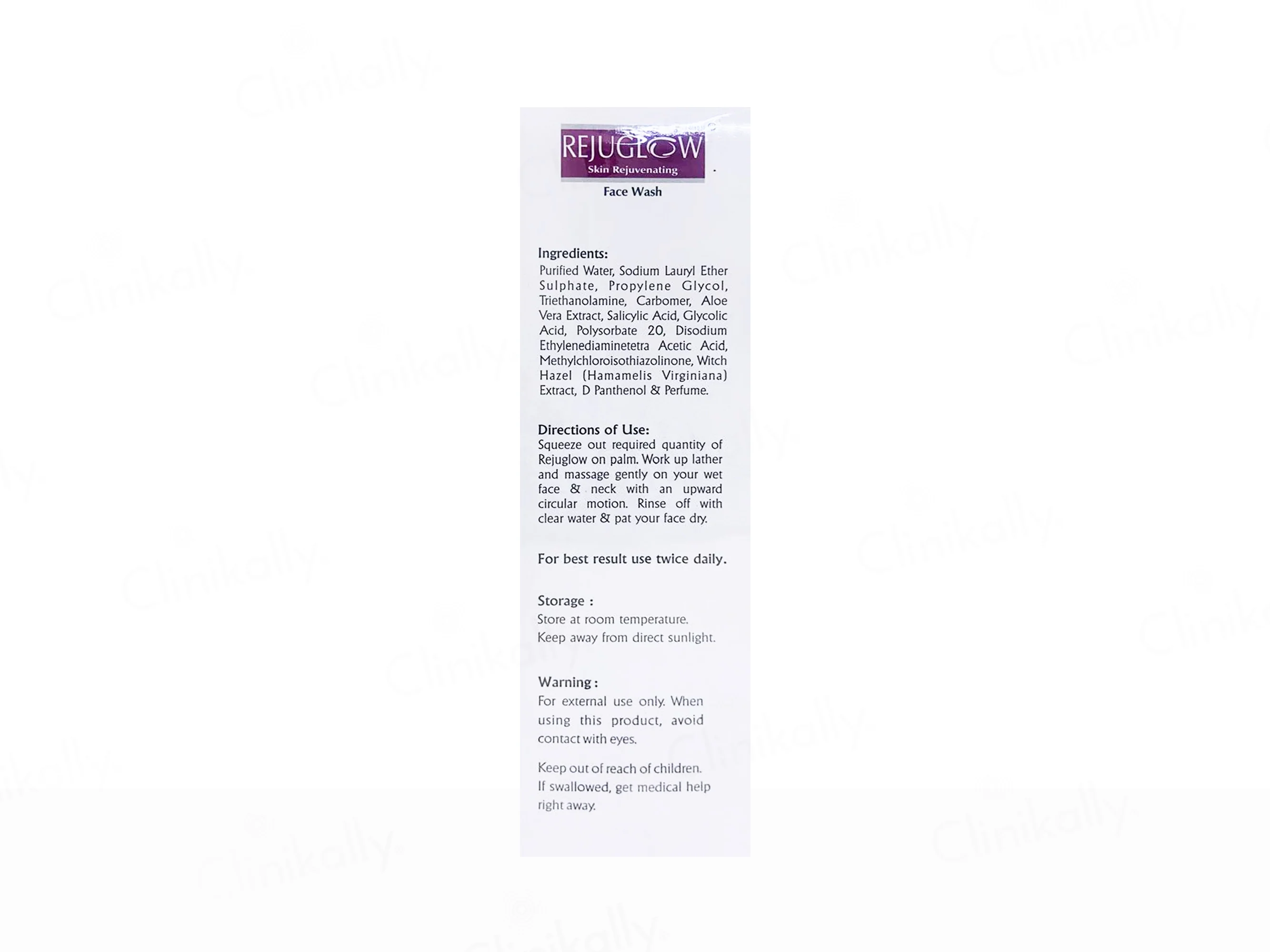 Rejuglow Skin Rejuvenating Face Wash - Image 6