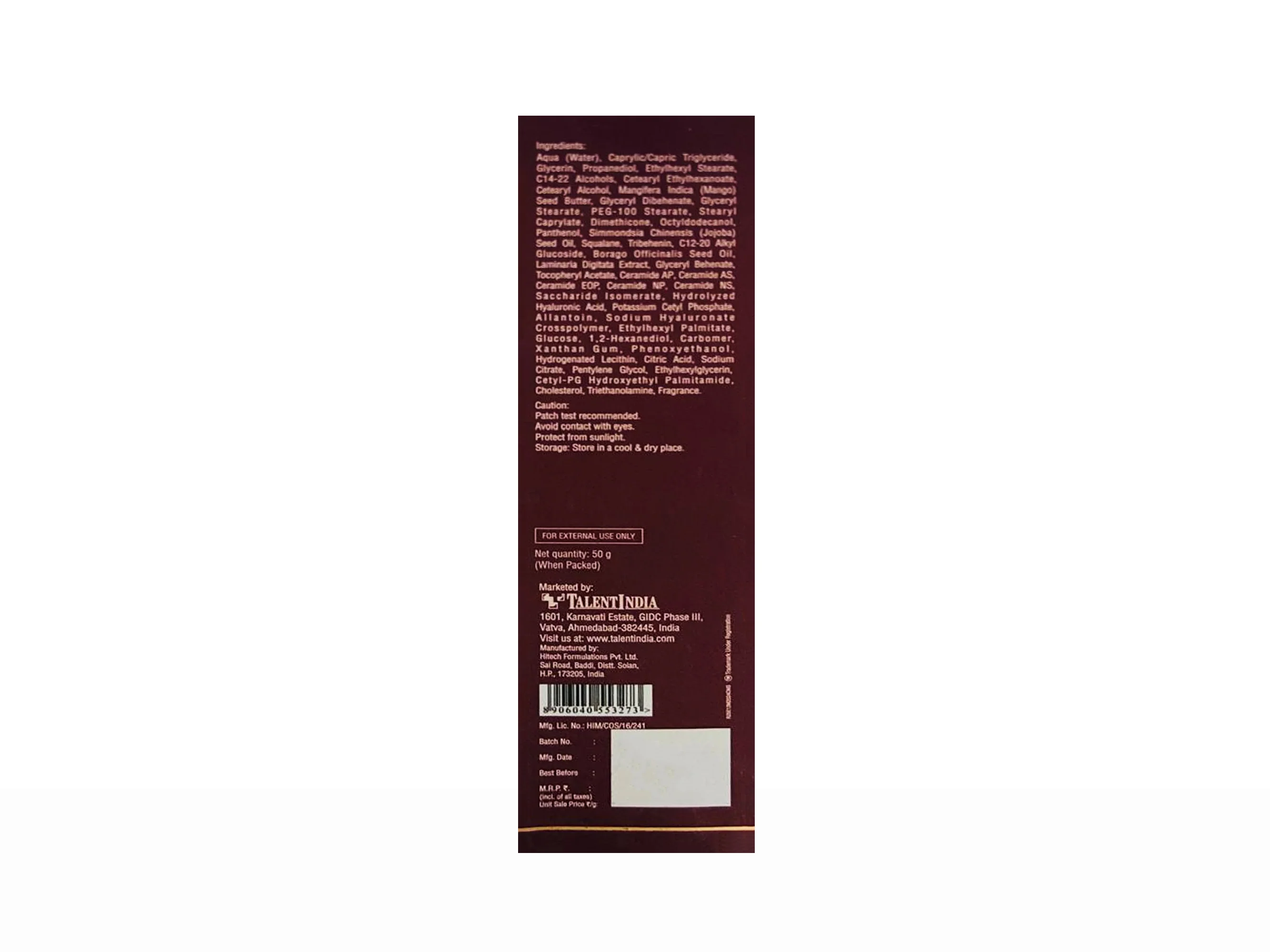 Remoiz-C Multi Ceramide Moisturizing Cream - Image 3