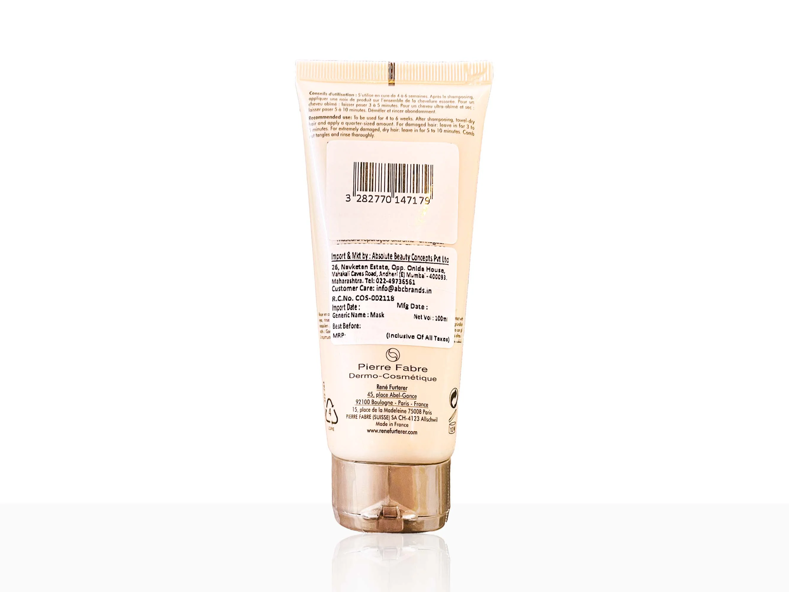 Rene Furterer Absolue Keratine Ultimate Repairing Mask (Fine To Medium Hair) - Image 3