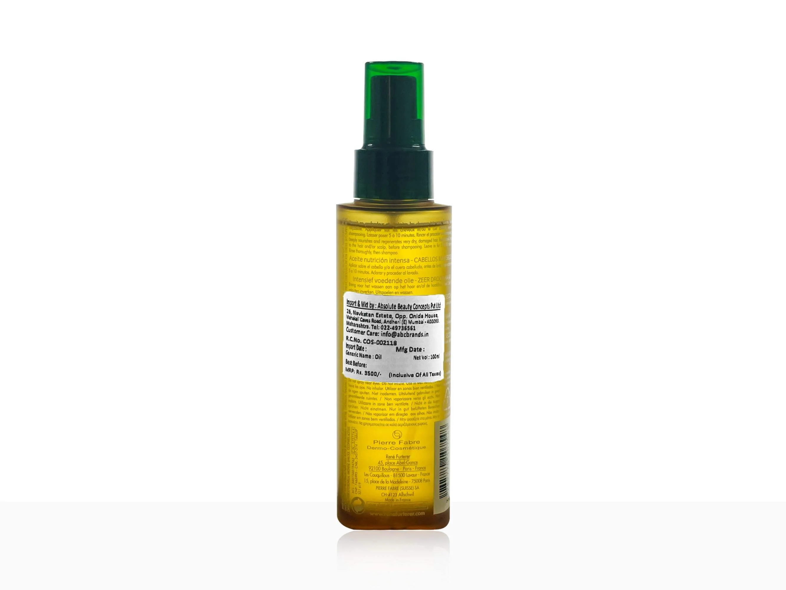 Rene Furterer Karite Nutri Intense Nourishing Oil - Image 3