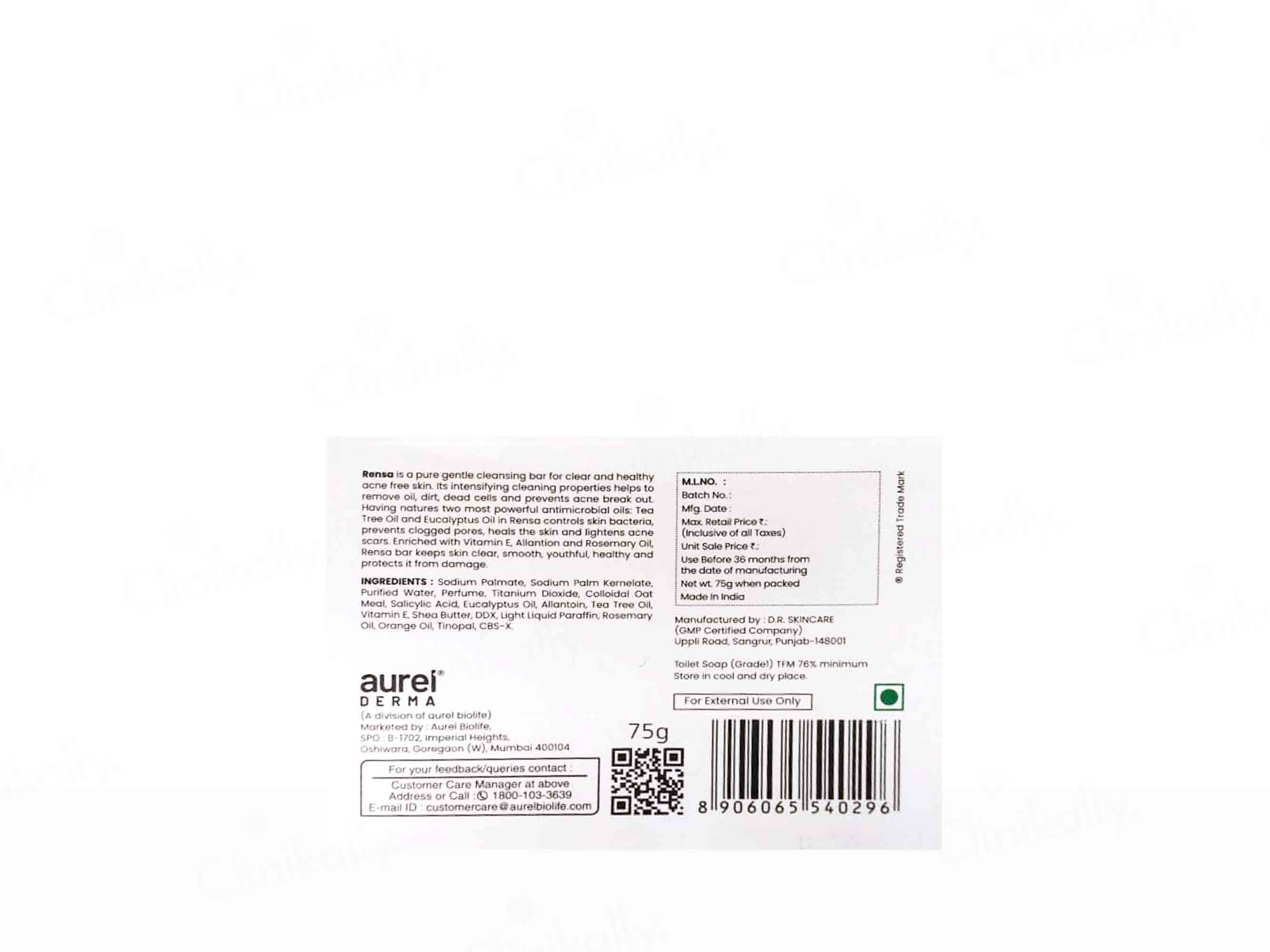 Rensa Anti-Acne Cleansing Bar - Image 3