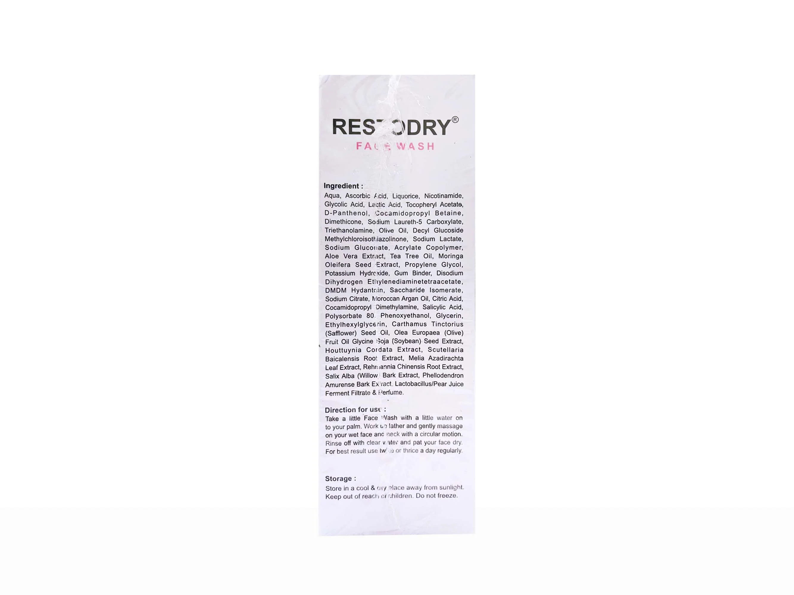Restodry Face Wash - Image 2