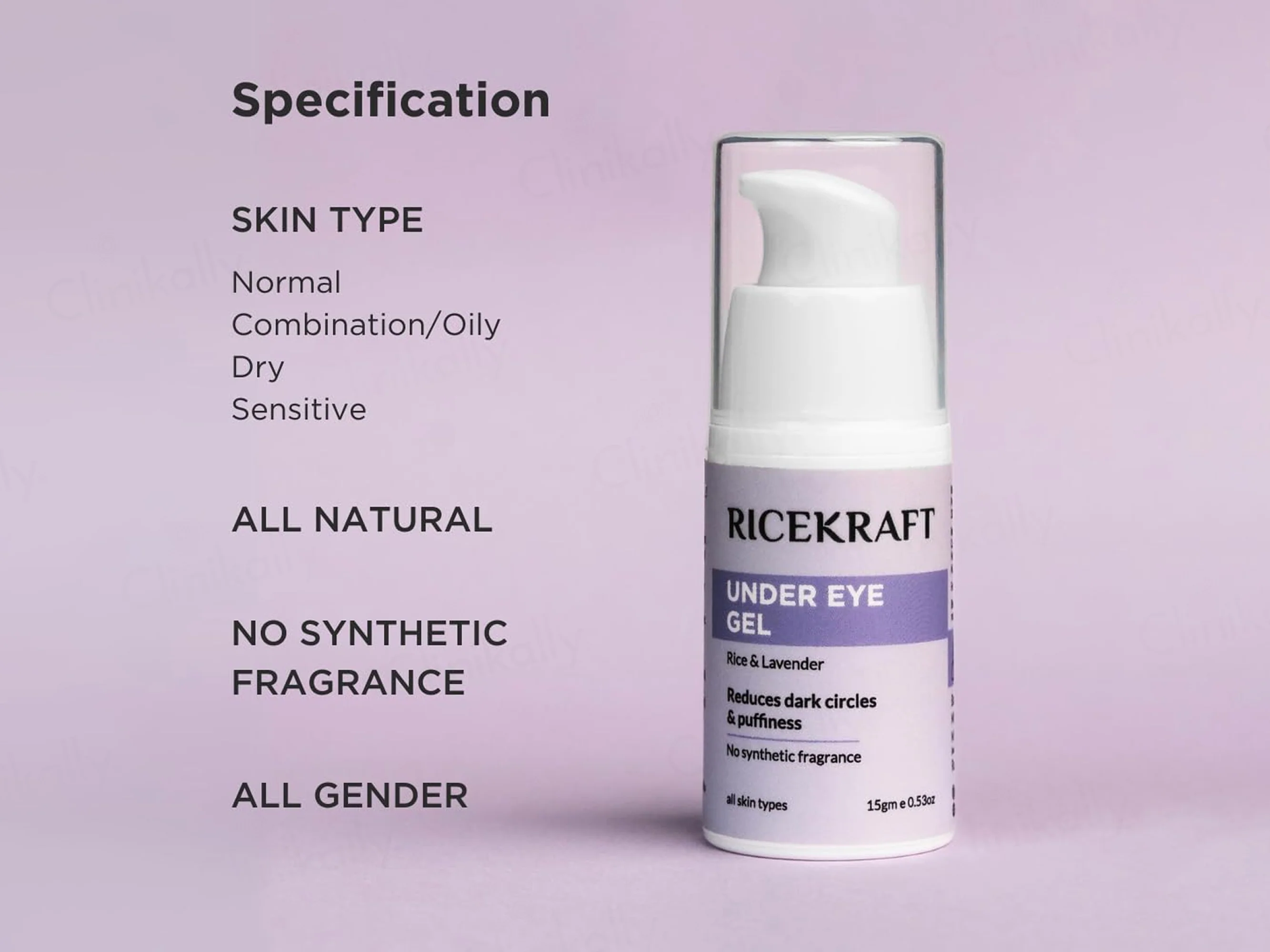 RiceKraft Rice & Lavender Under Eye Gel - Image 7