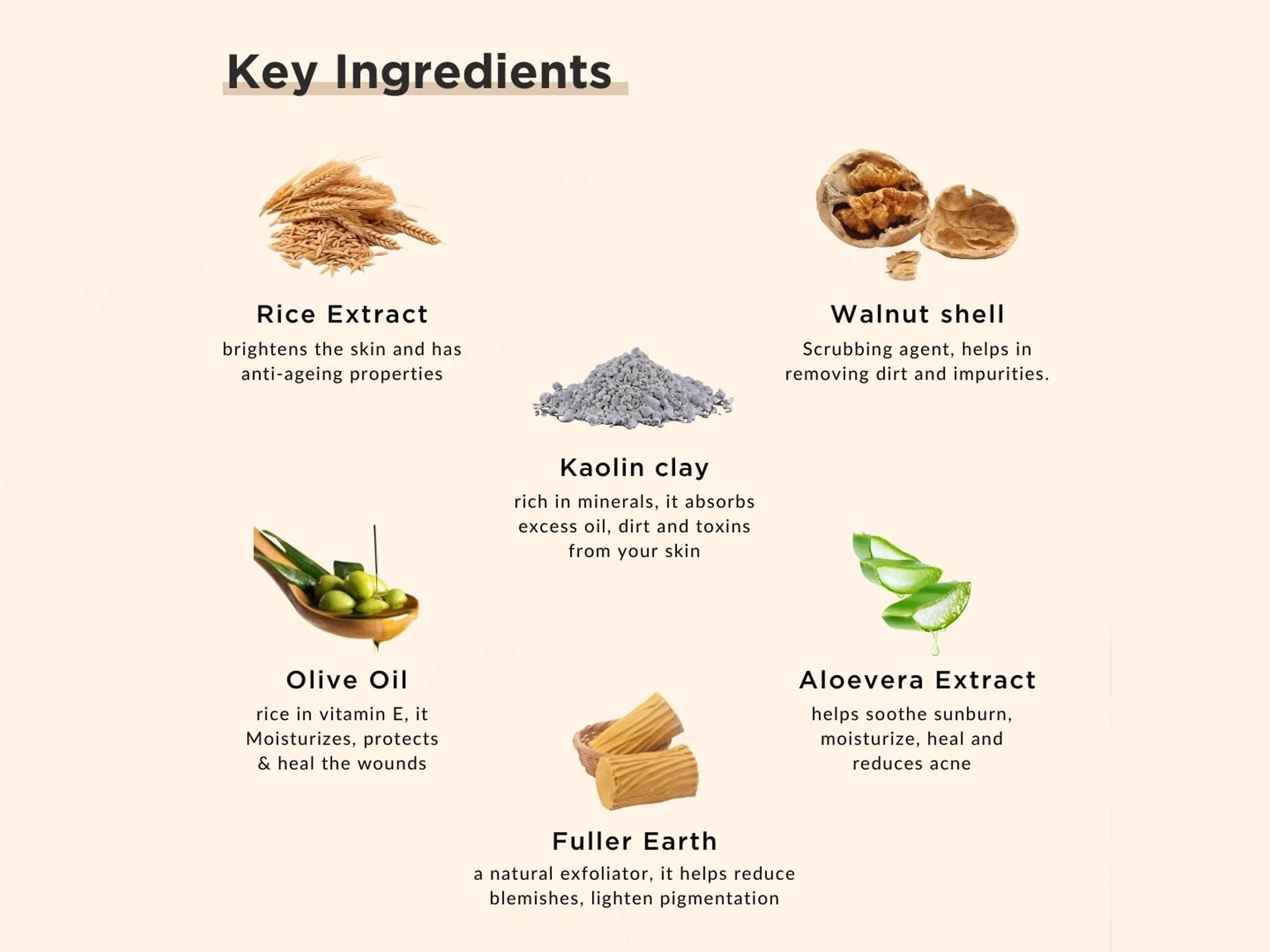 RiceKraft Rice & Walnut D-Tan & Anti-Pigmentation Face Pack & Scrub - Image 4