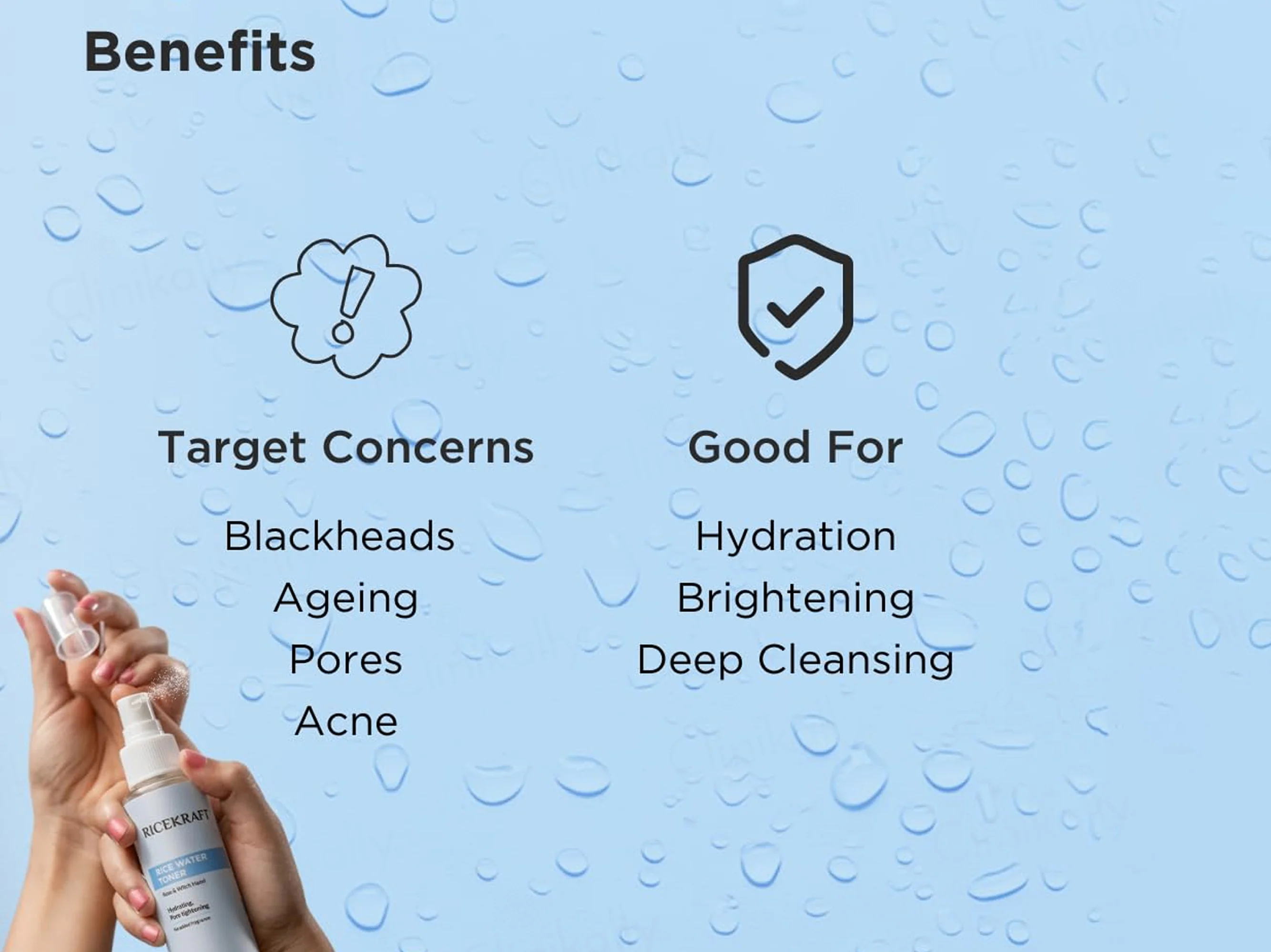 RiceKraft Rice Water Hydrating & Pore Tightening Toner With Rose & Witch Hazel - Image 5