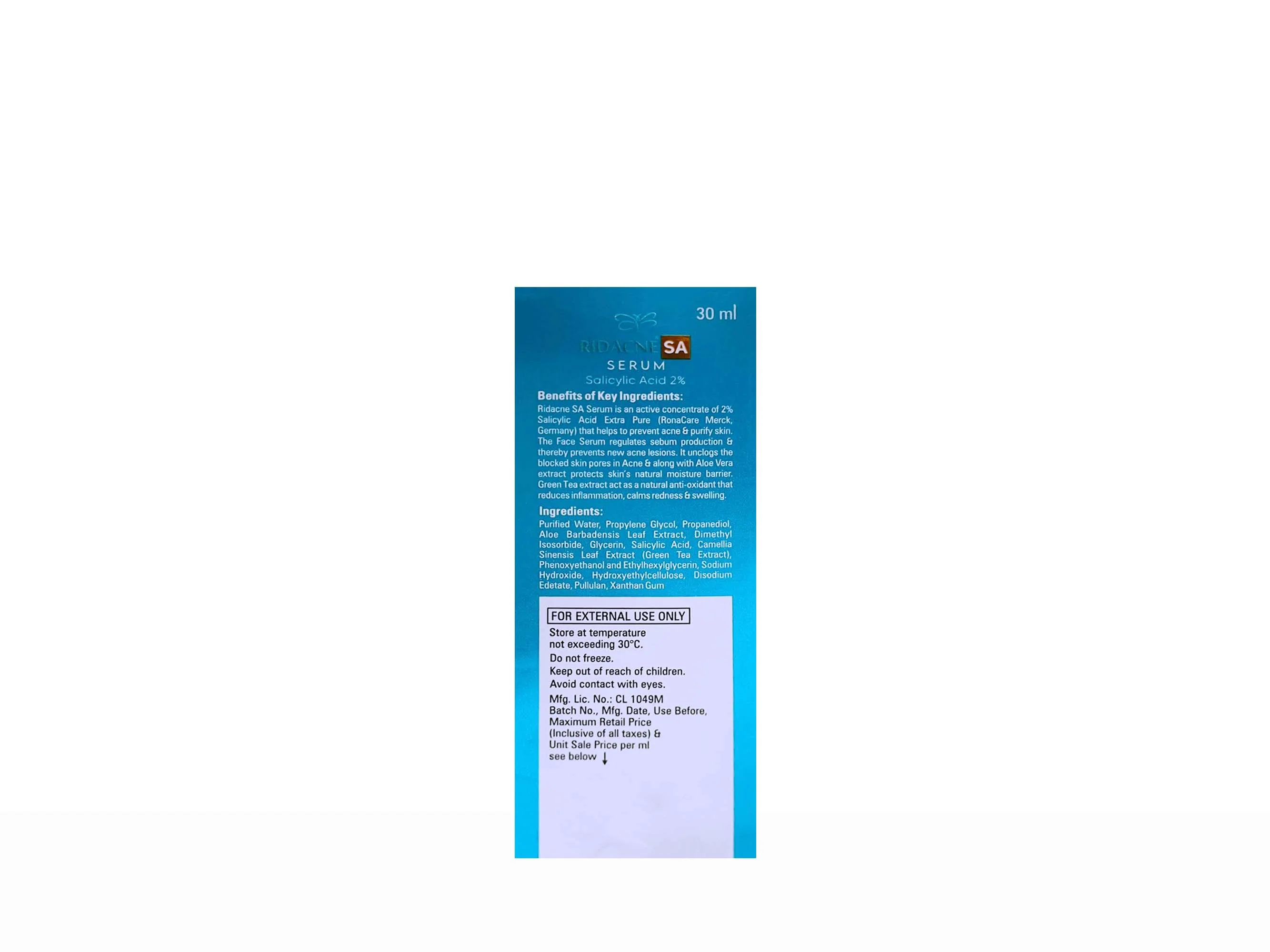 Ridacne SA Serum - Image 2