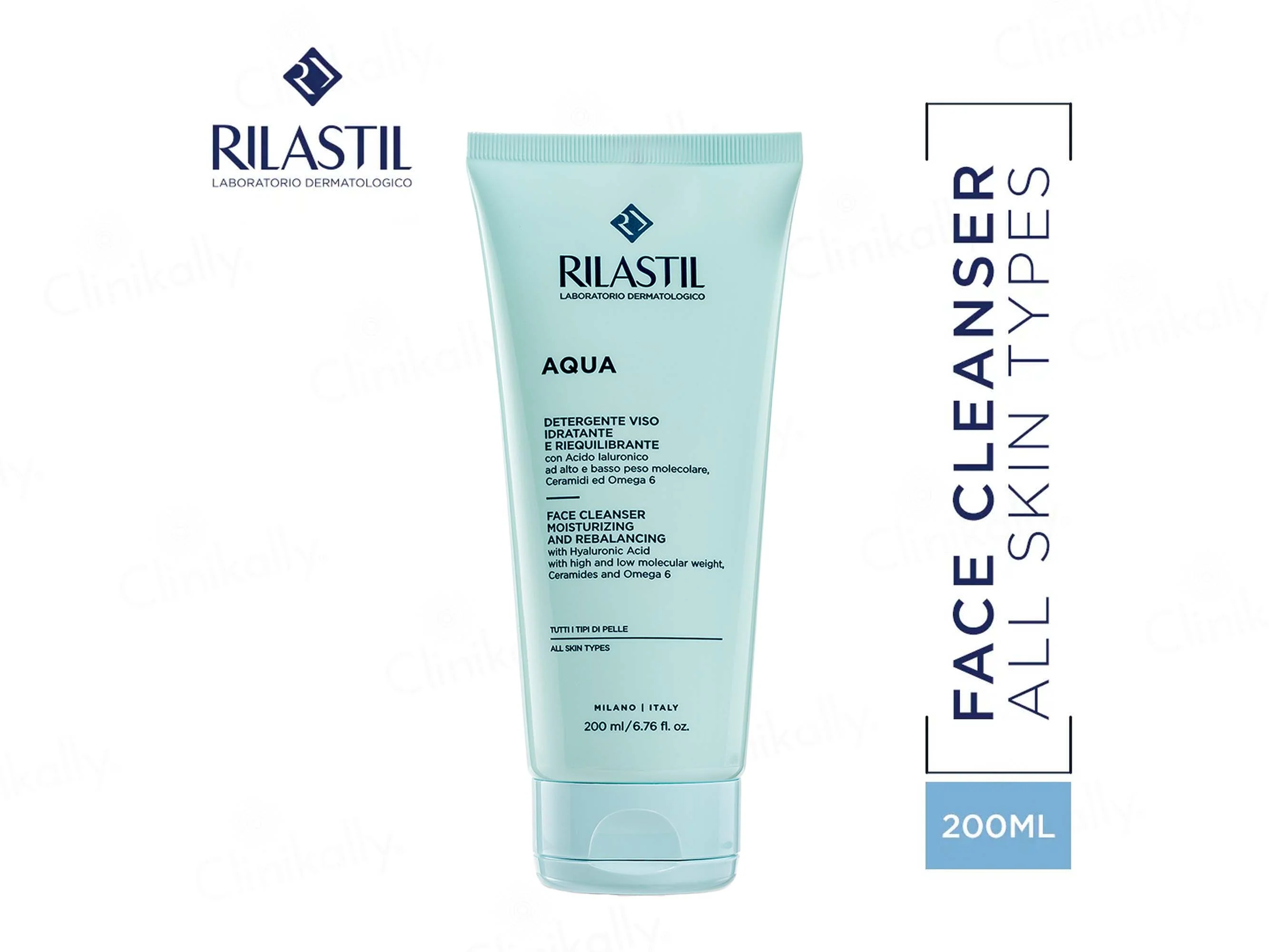 Rilastil Aqua Moisturizing And Rebalancing Face Cleanser - Image 2