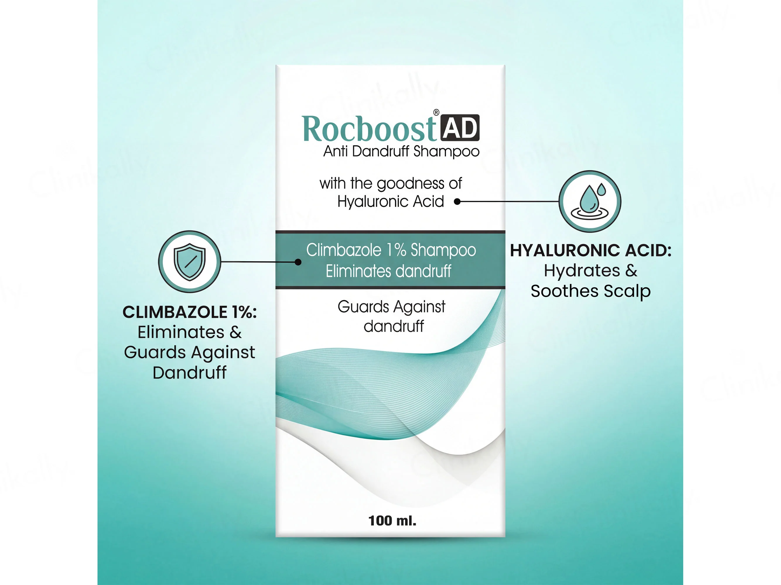 Rocboost AD Anti Dandruff Shampoo - Image 2