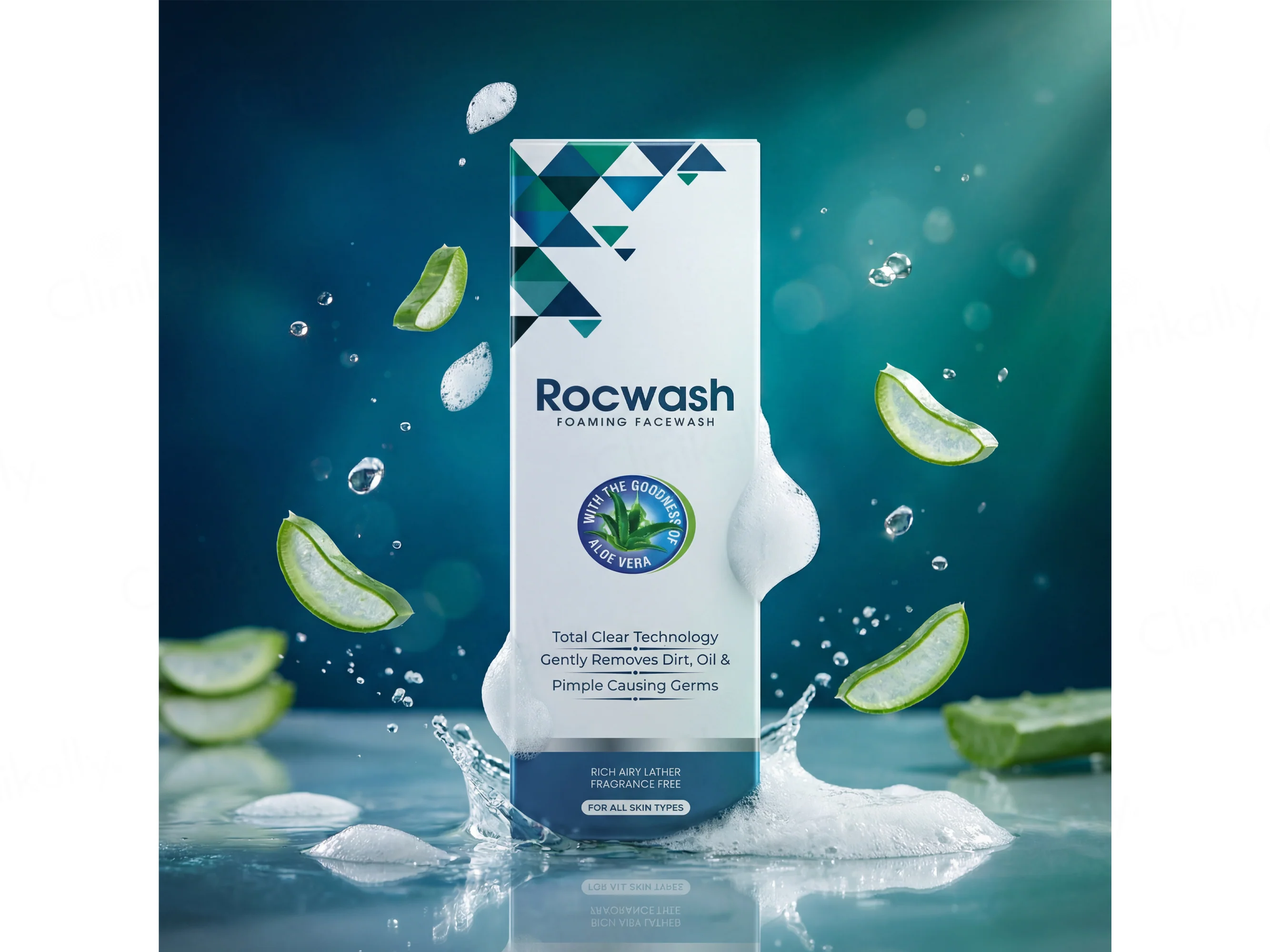 Rocwash Foaming Face Wash - Image 2