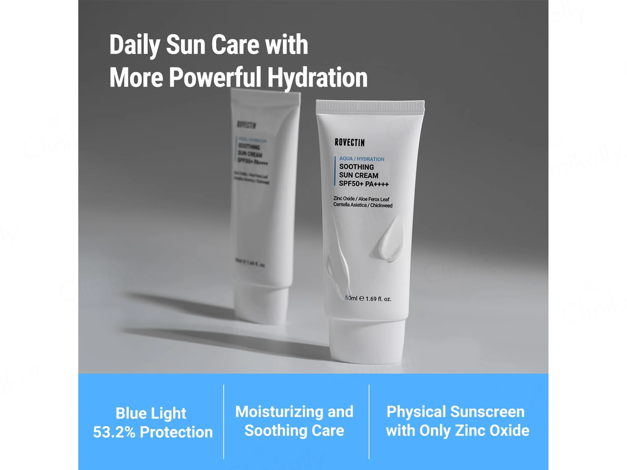 Rovectin Aqua Soothing Sun Cream SPF 50+ PA++++ - Image 2