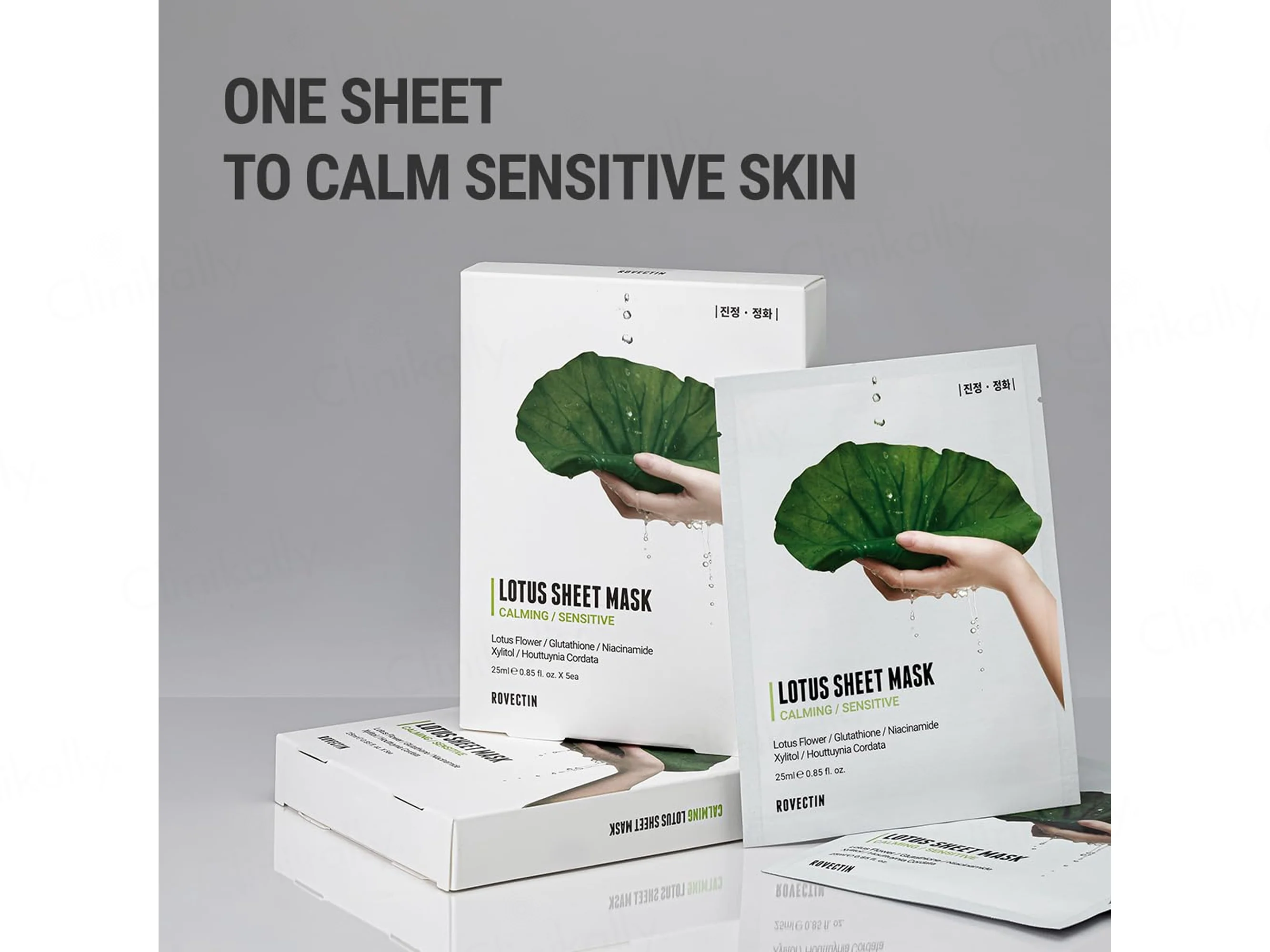 Rovectin Calming Lotus Sheet Mask - Image 4