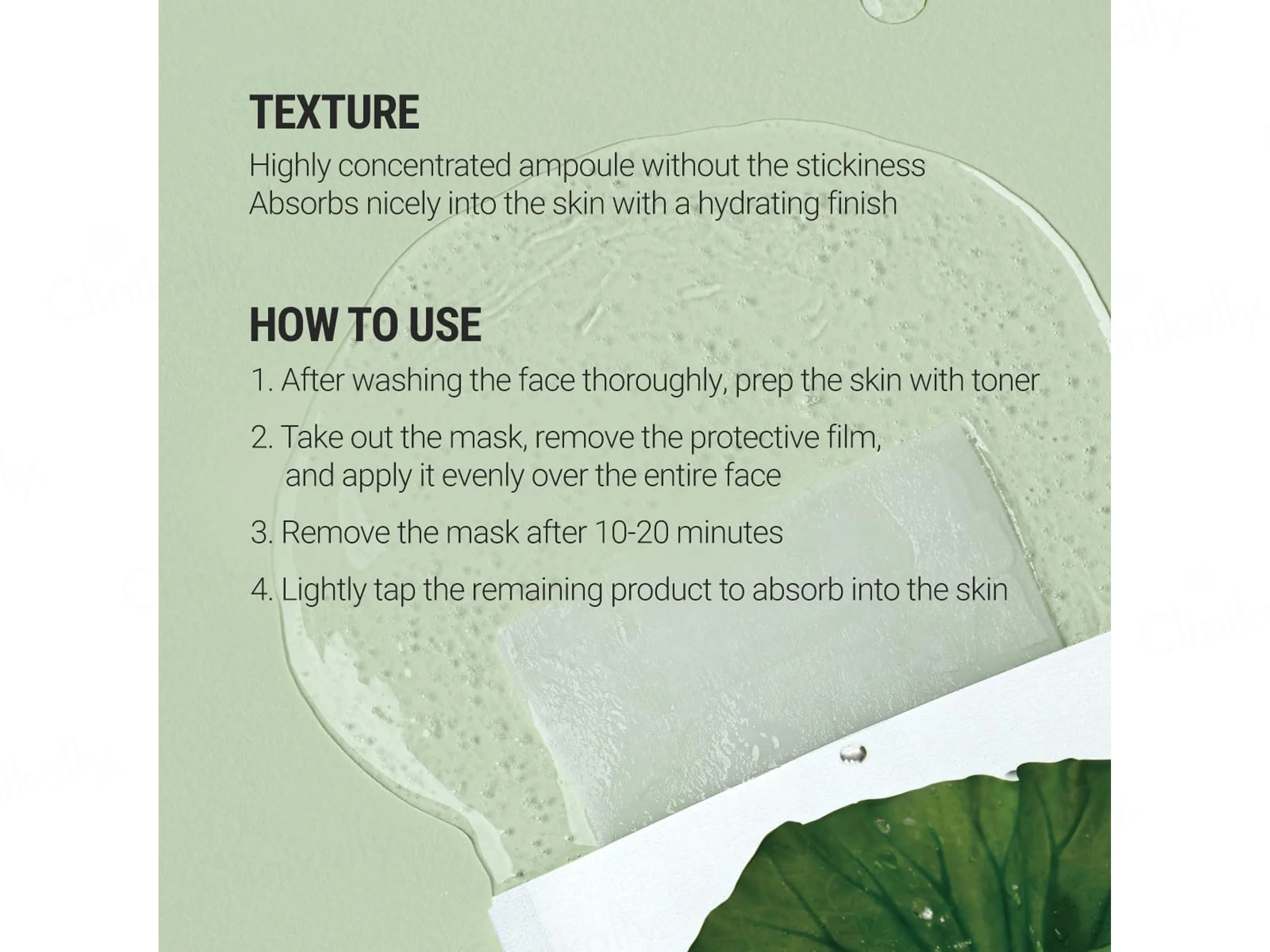Rovectin Calming Lotus Sheet Mask - Image 8