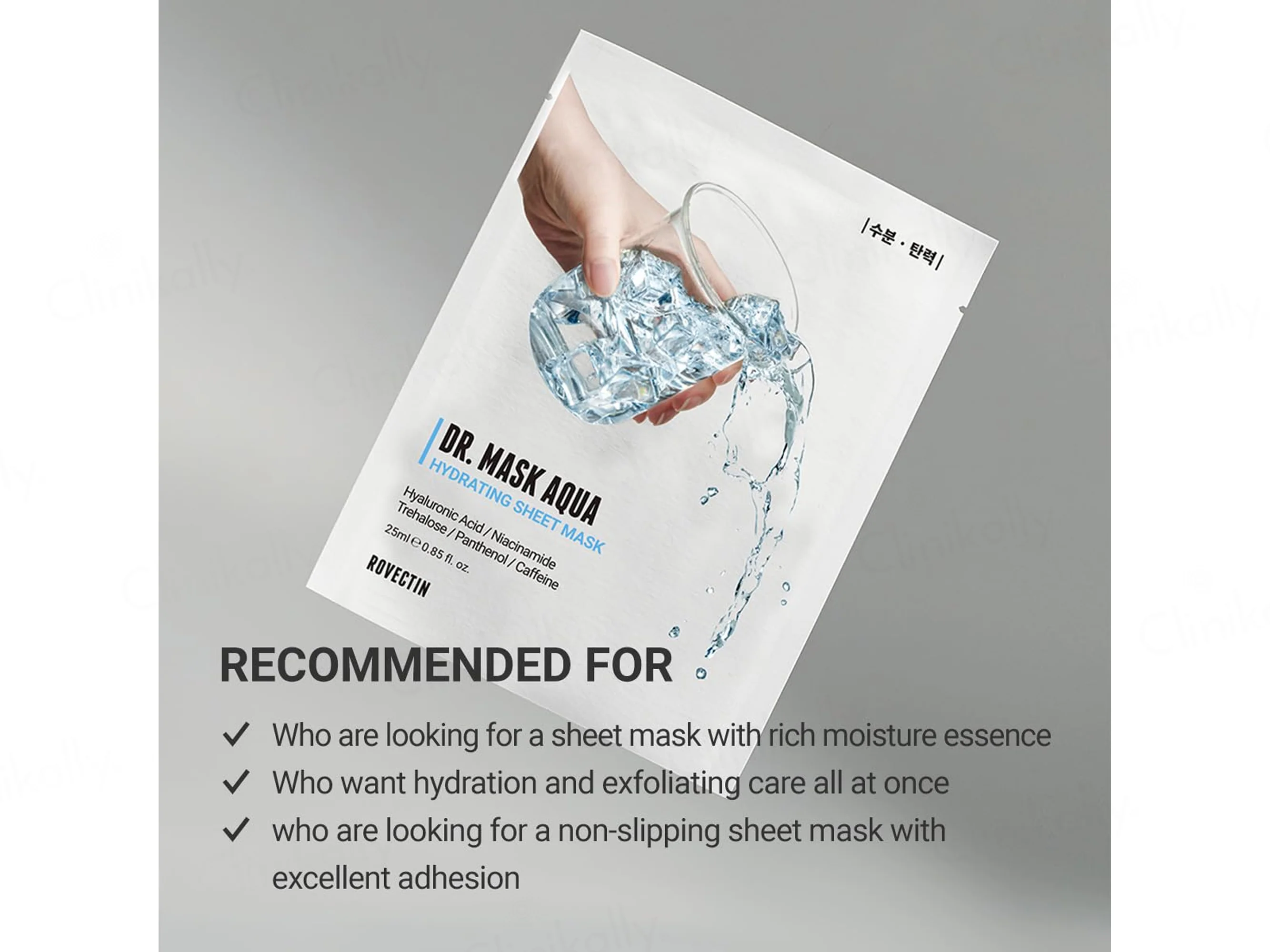 Rovectin Dr. Mask Aqua Hydrating Sheet Mask - Image 3