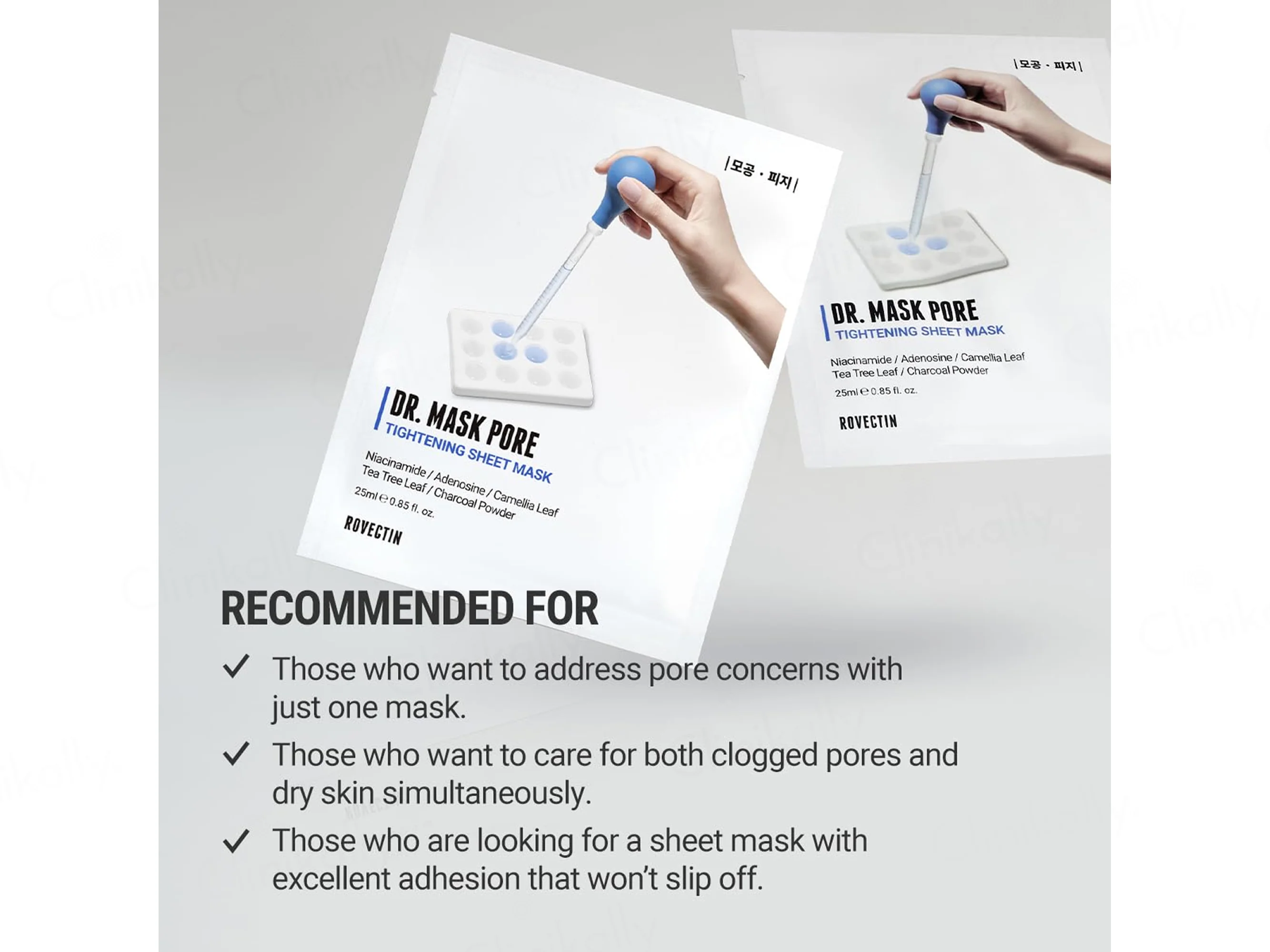 Rovectin Dr. Mask Pore Tightening Sheet Mask - Image 3