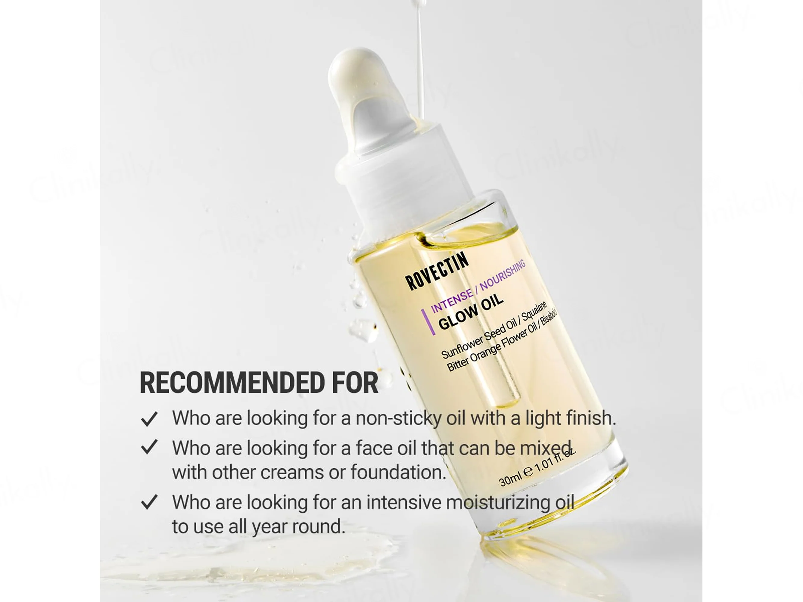 Rovectin Intense Glow Barrier Repair Face Oil - Image 3