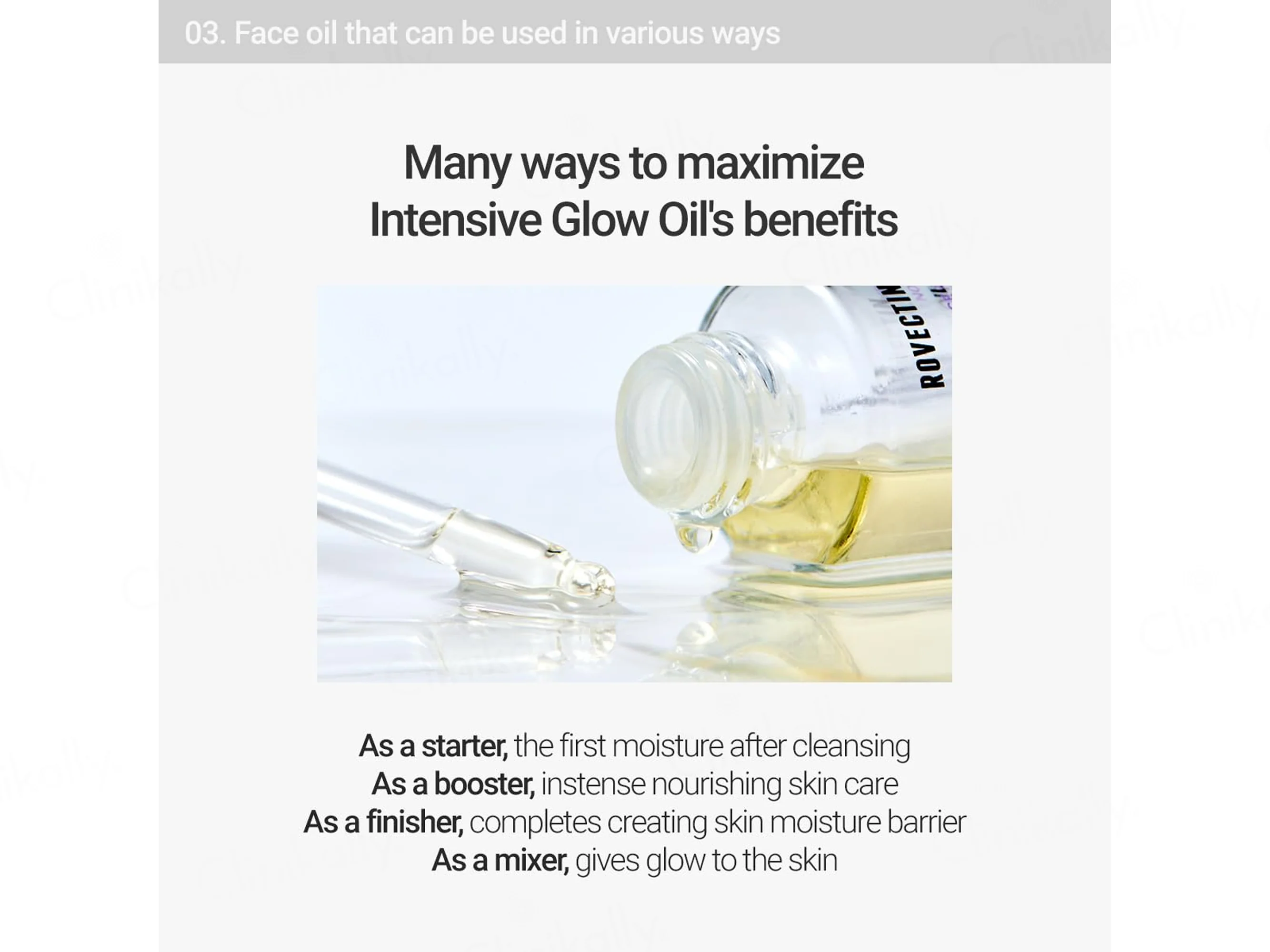 Rovectin Intense Glow Barrier Repair Face Oil - Image 7