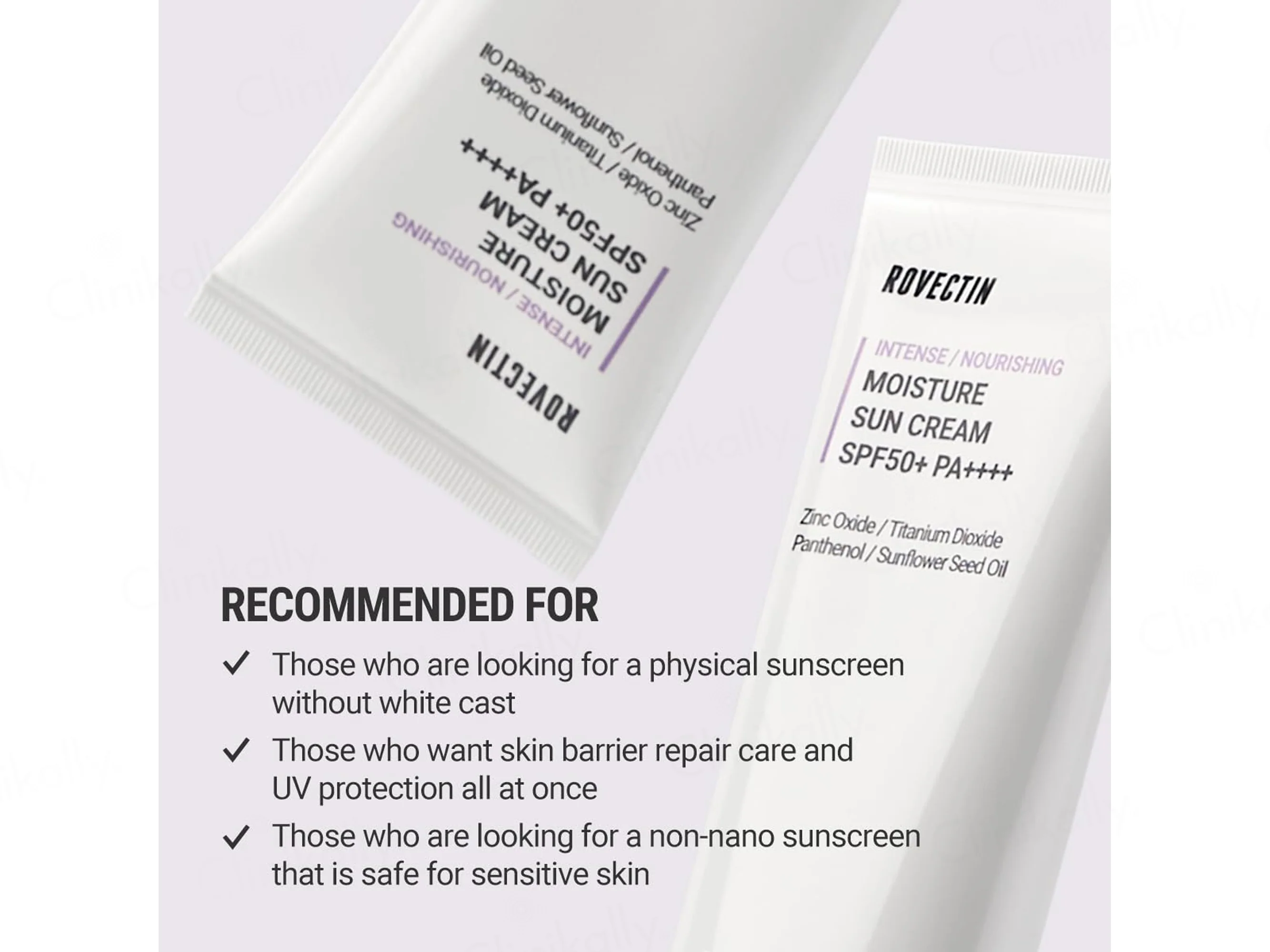 Rovectin Intense Moisture Sun Cream SPF 50+ PA++++ - Image 3
