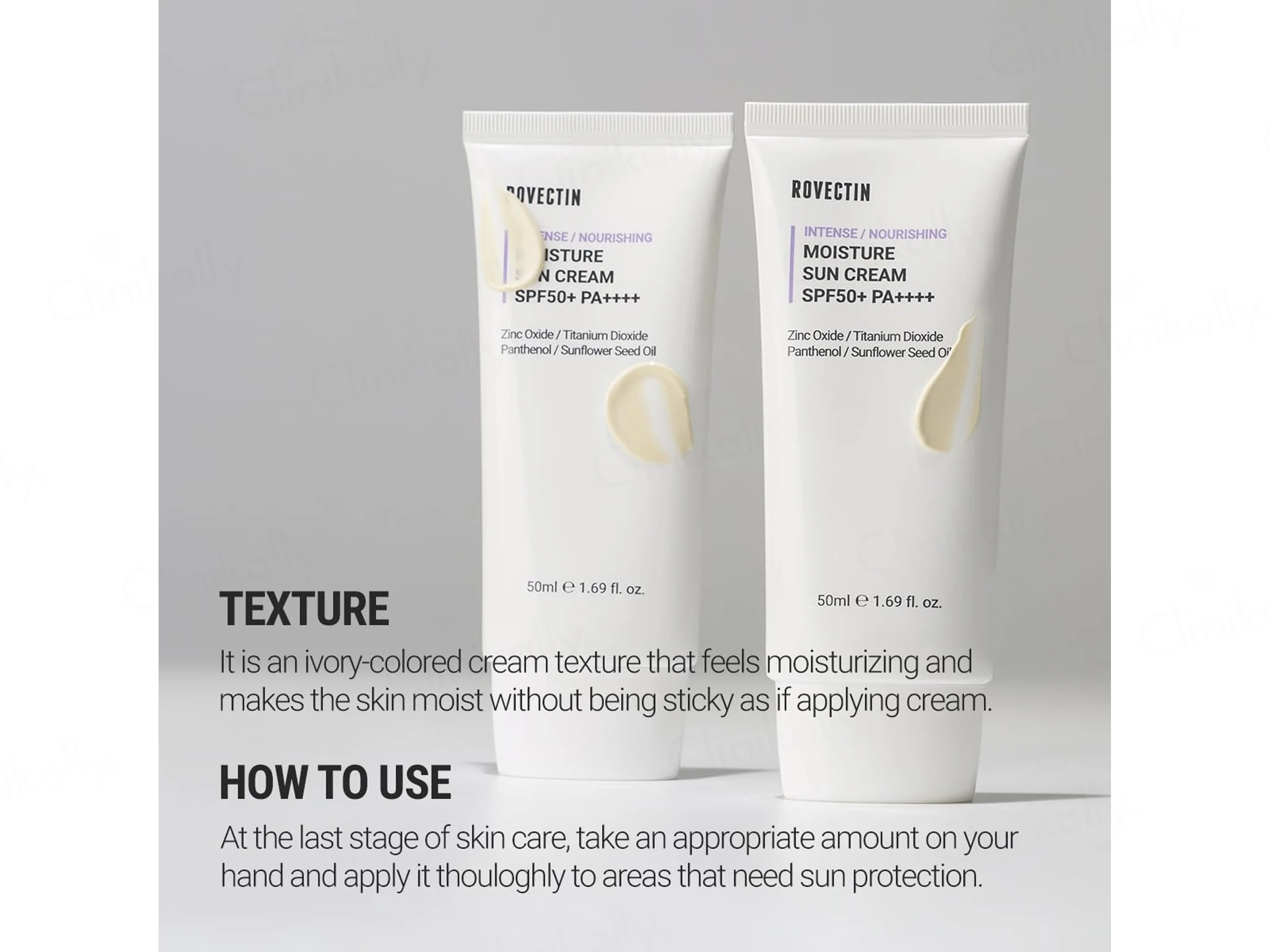 Rovectin Intense Moisture Sun Cream SPF 50+ PA++++ - Image 6