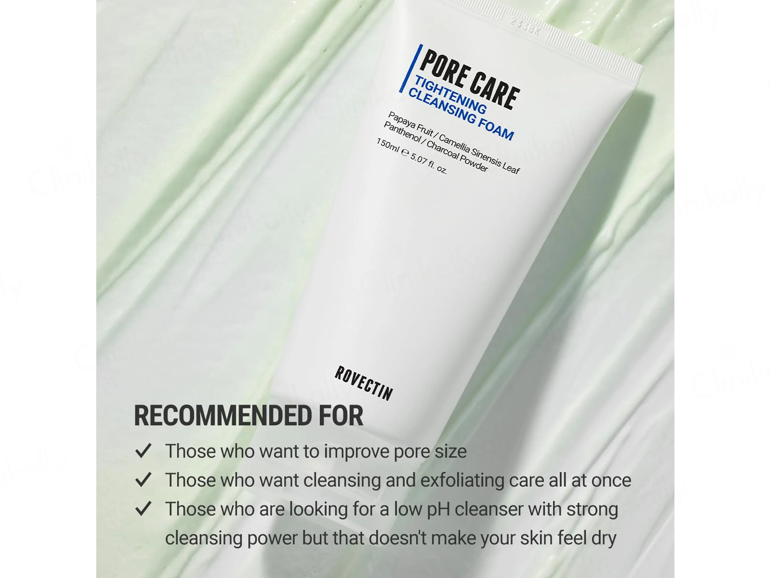 Rovectin Pore Care Tightening Cleansing Foam - Image 3