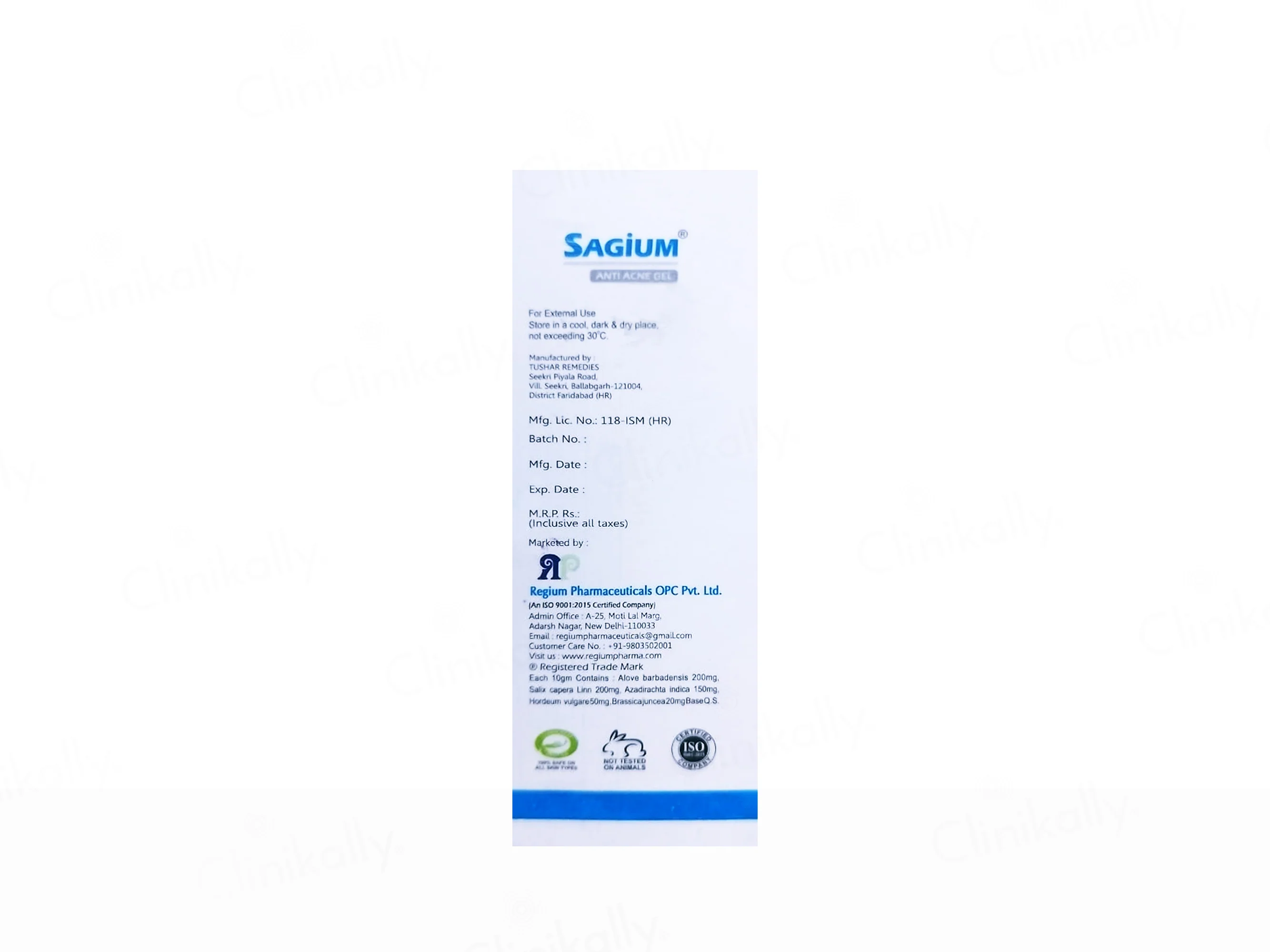 Sagium Anti Acne Gel - Image 4